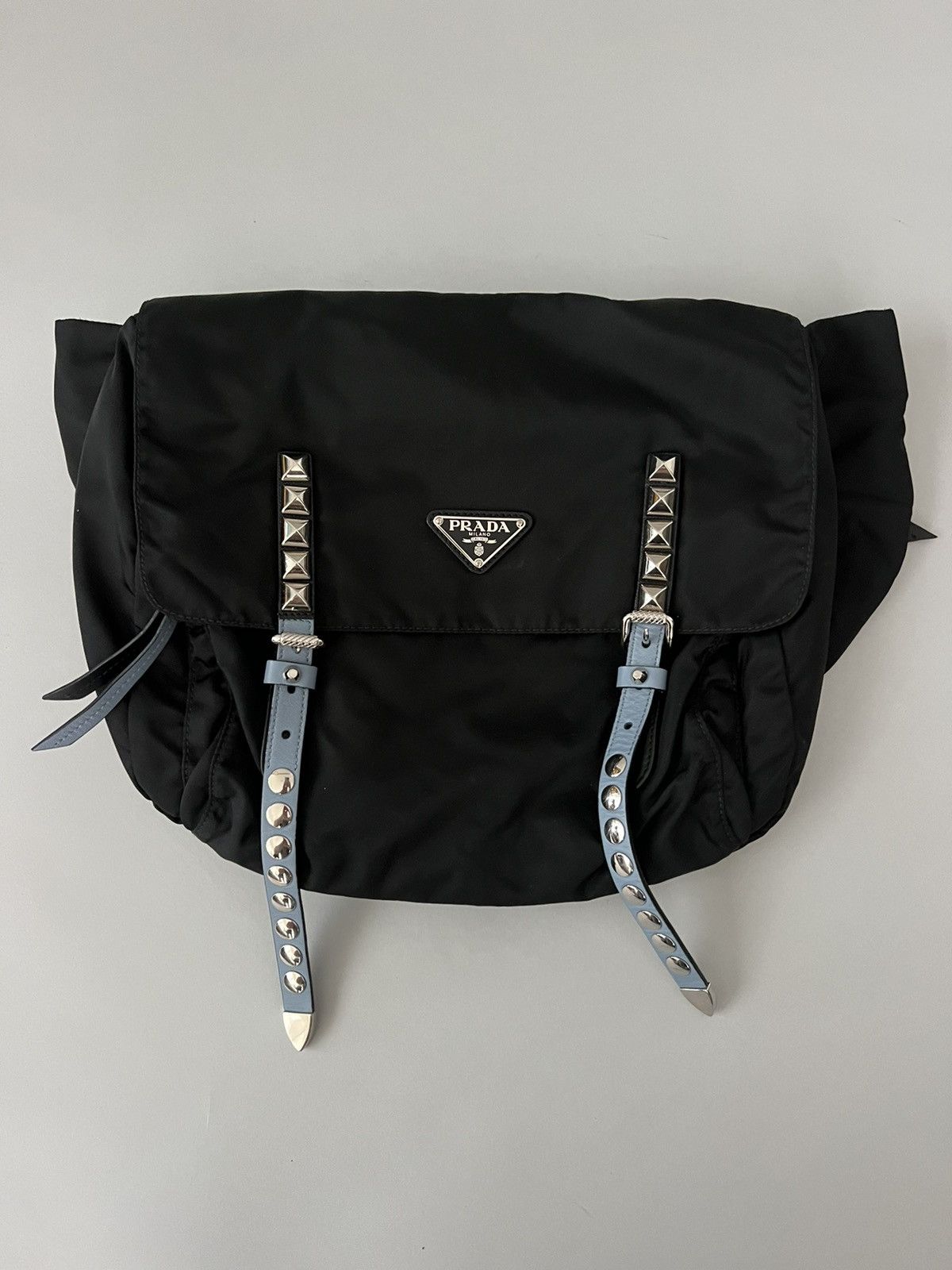 Prada Prada Nylon Vela Studded Belt Bag Size ONE SIZE - 1 Thumbnail