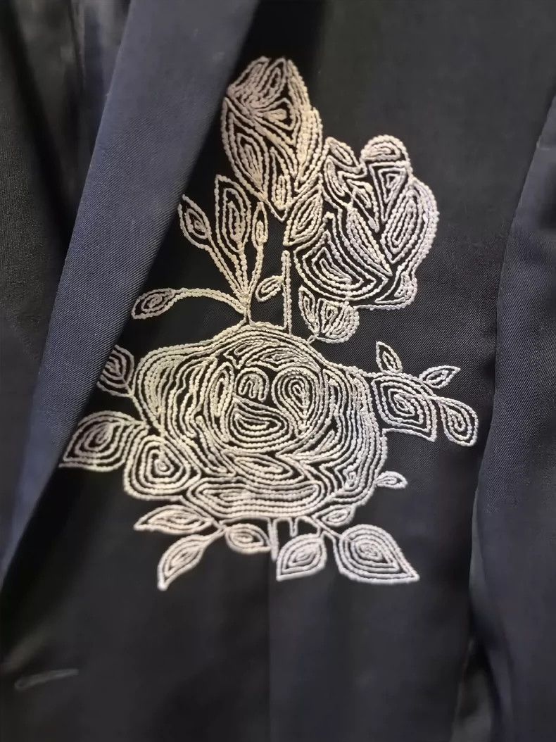 Dior Dior White Rose Suit 2501-Nextarrow Size 44R - 5 Thumbnail