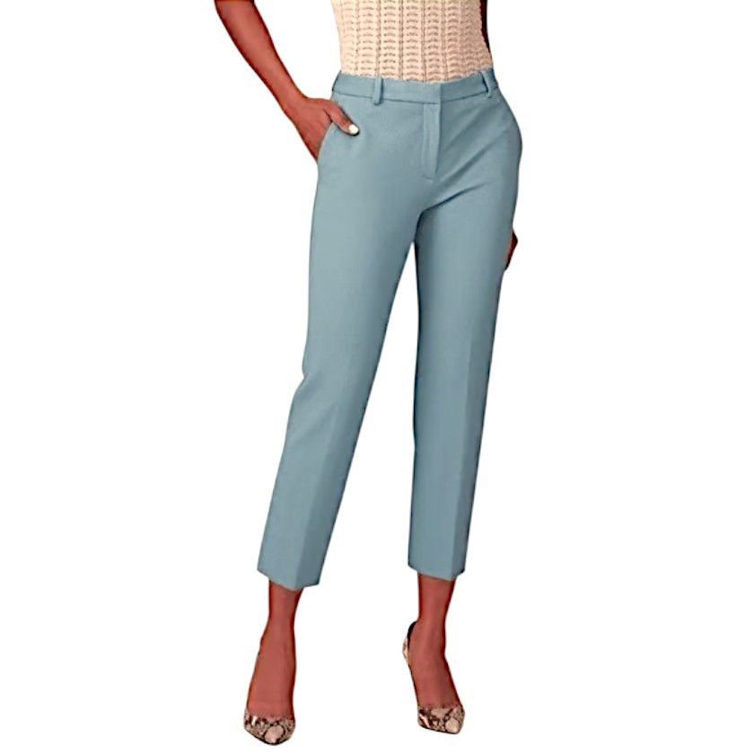 Theory Theory Turquoise Dress Pants | Size 00 Size 24" / US 00 / IT 34 - 6 Thumbnail