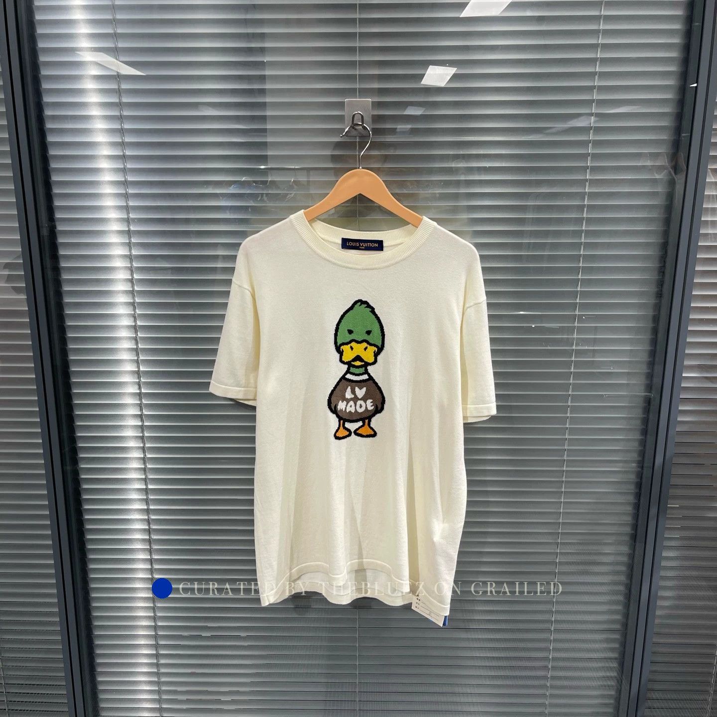 Louis Vuitton Duck Knit Short Sleeve Tee in White Size US M / EU 48-50 / 2 - 1 Thumbnail