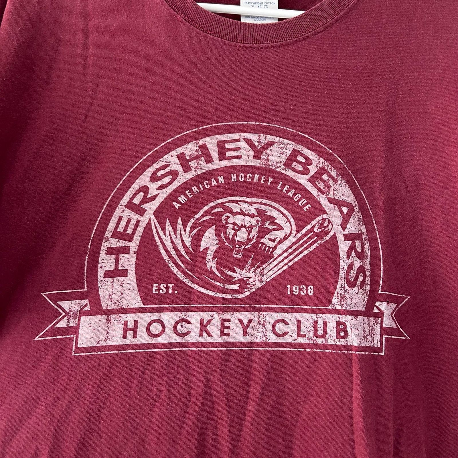 Jerzees Vintage Hershey Bears Hockey Shirt Size US XL / EU 56 / 4 - 2 Thumbnail