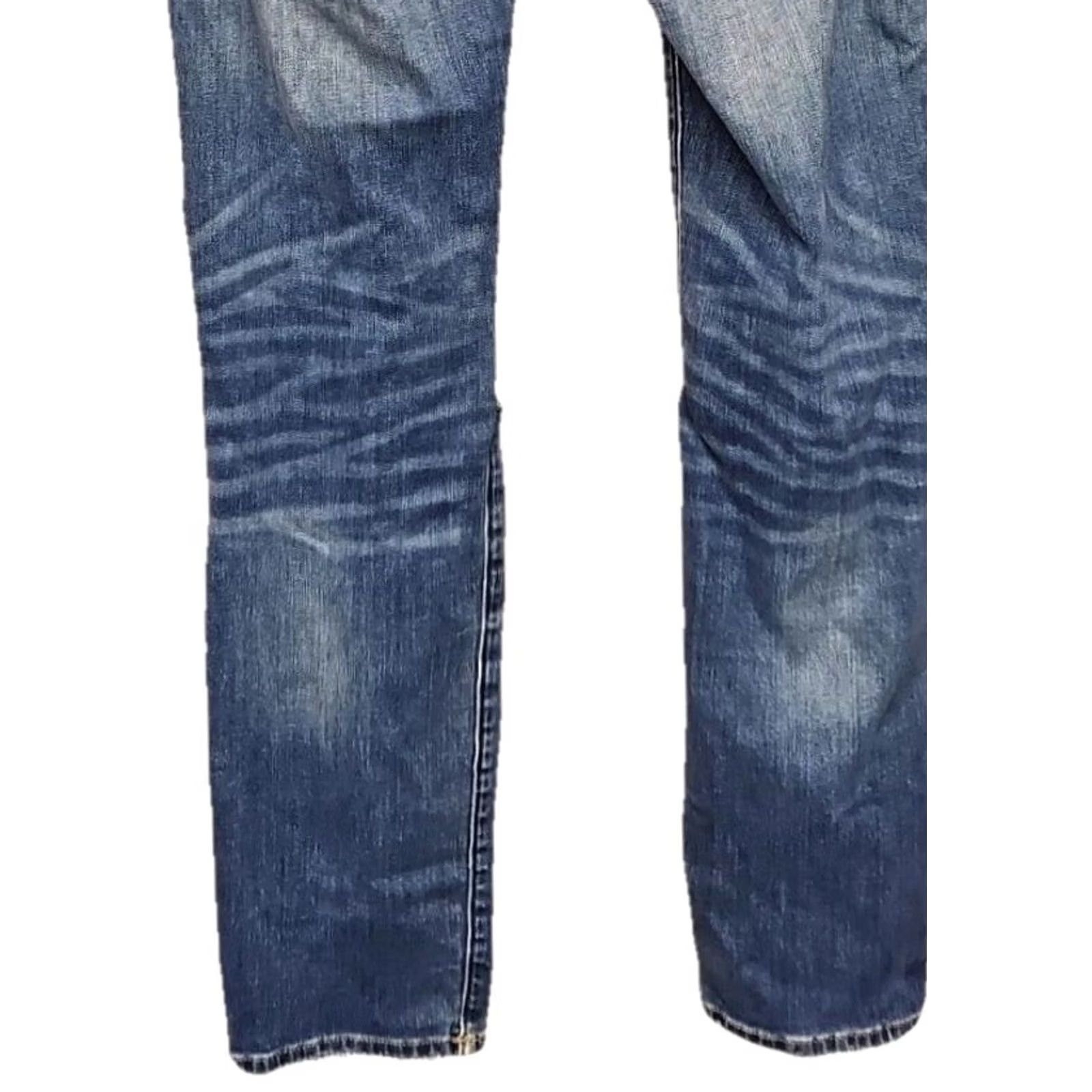 American Eagle Outfitters American Eagle Outfitters Jeans Women 29x32 Straight Denim Distressed Knee Low Rise Blue Jeans Women Regular Fit 29in Inseam Low Rise Distressed Knee Size 26" / US 2 / IT 38 - 6 Thumbnail