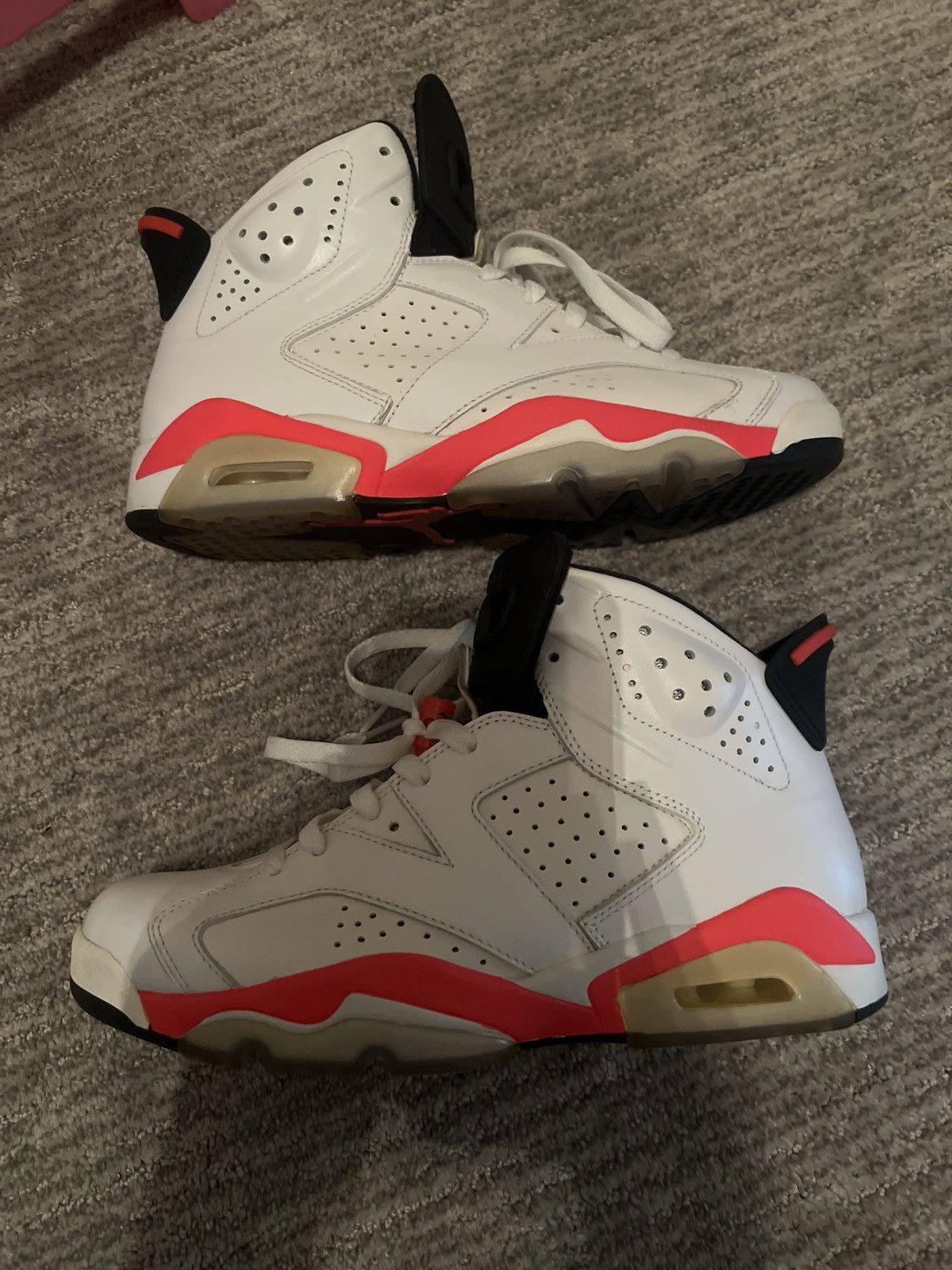Jordan Brand Jordan retro 6 “Infrared white” Size US 8 / EU 41 - 3 Thumbnail