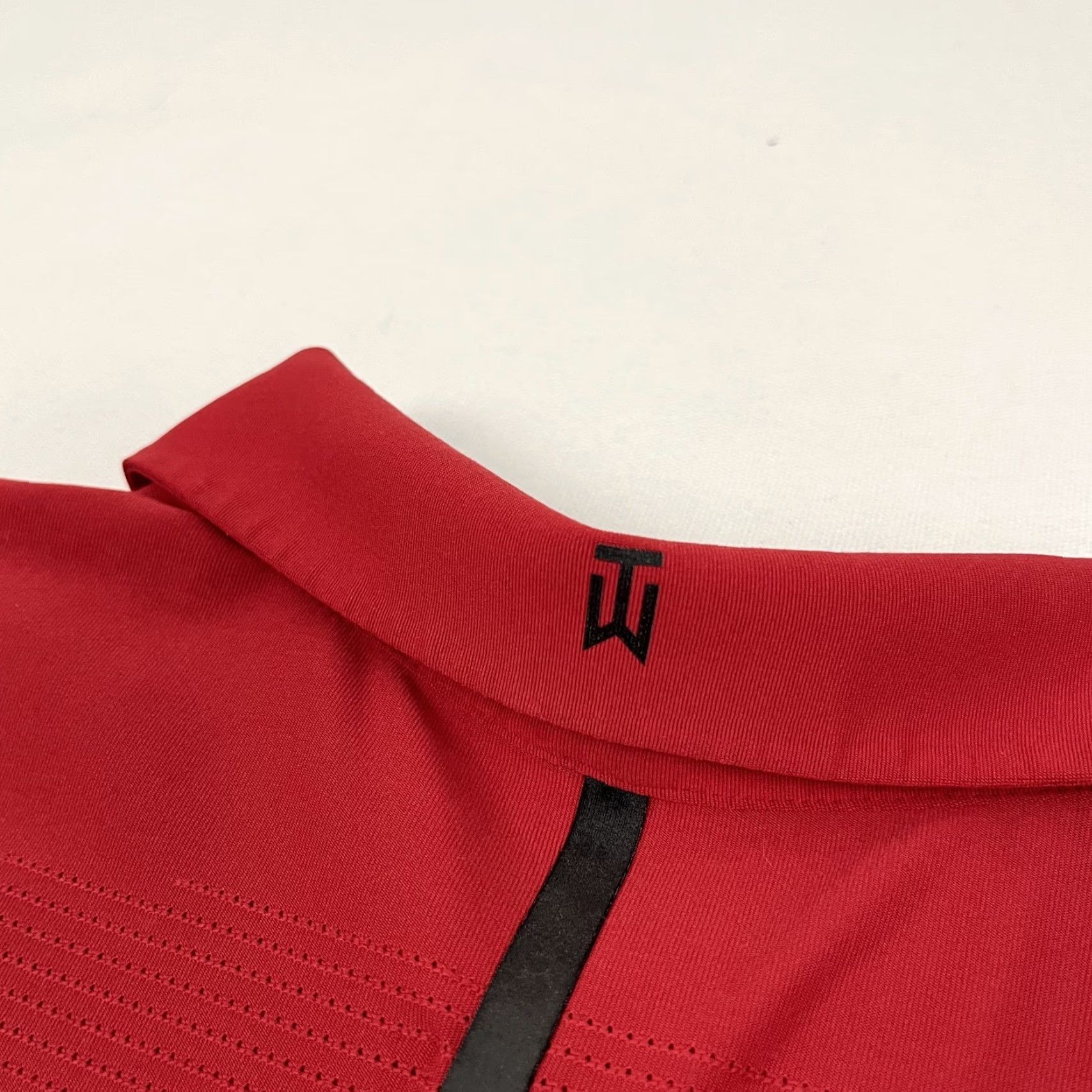Nike Nike Tiger Woods Polo Shirt Mens XL Red Snap Collar Performance Golf Preppy Shirt Size US XL / EU 56 / 4 - 7 Thumbnail