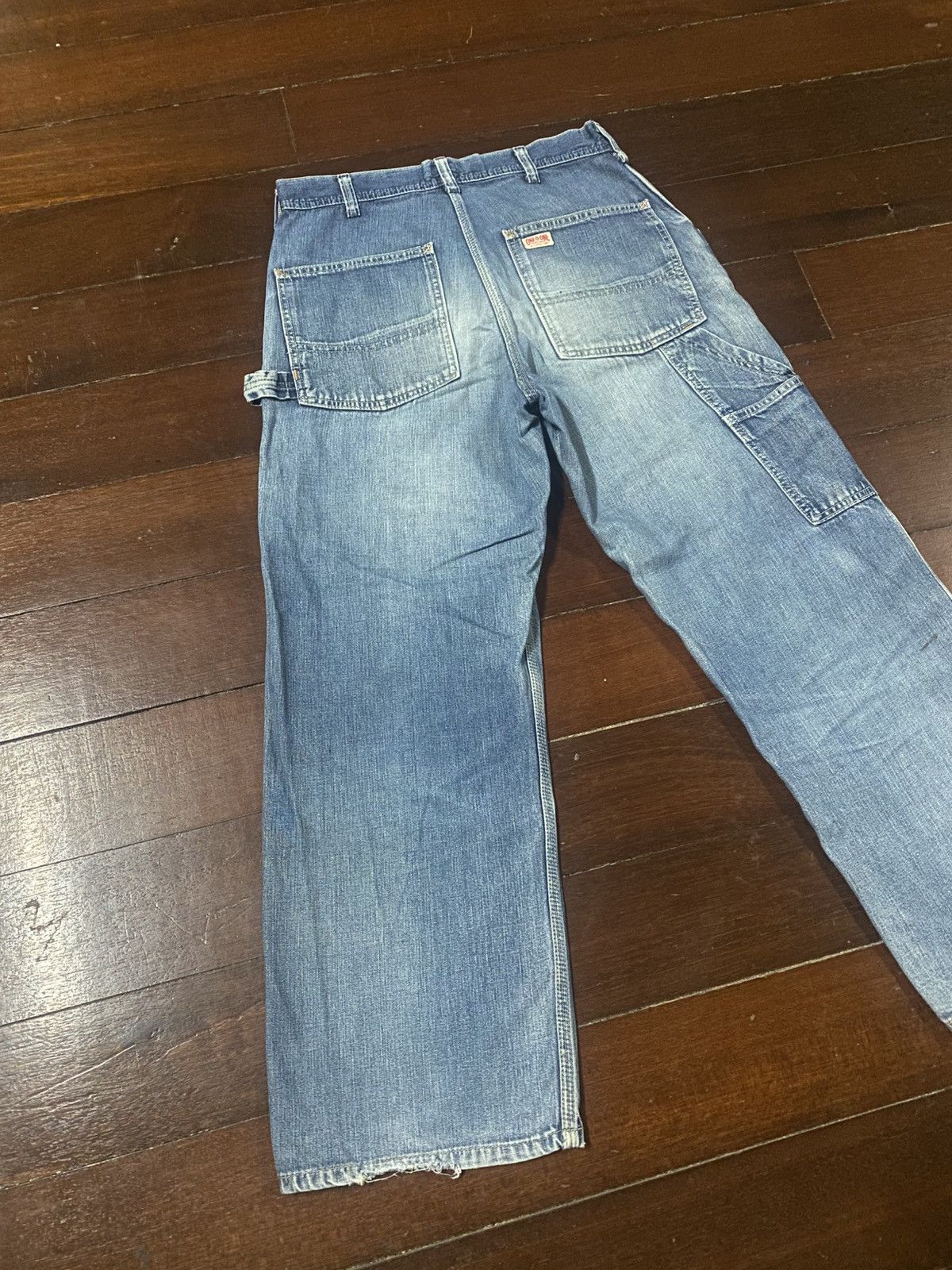 Japanese Brand Vintage Edwin 101 Carpenter Jeans Workers Pants mud wash Size US 31 - 11 Thumbnail