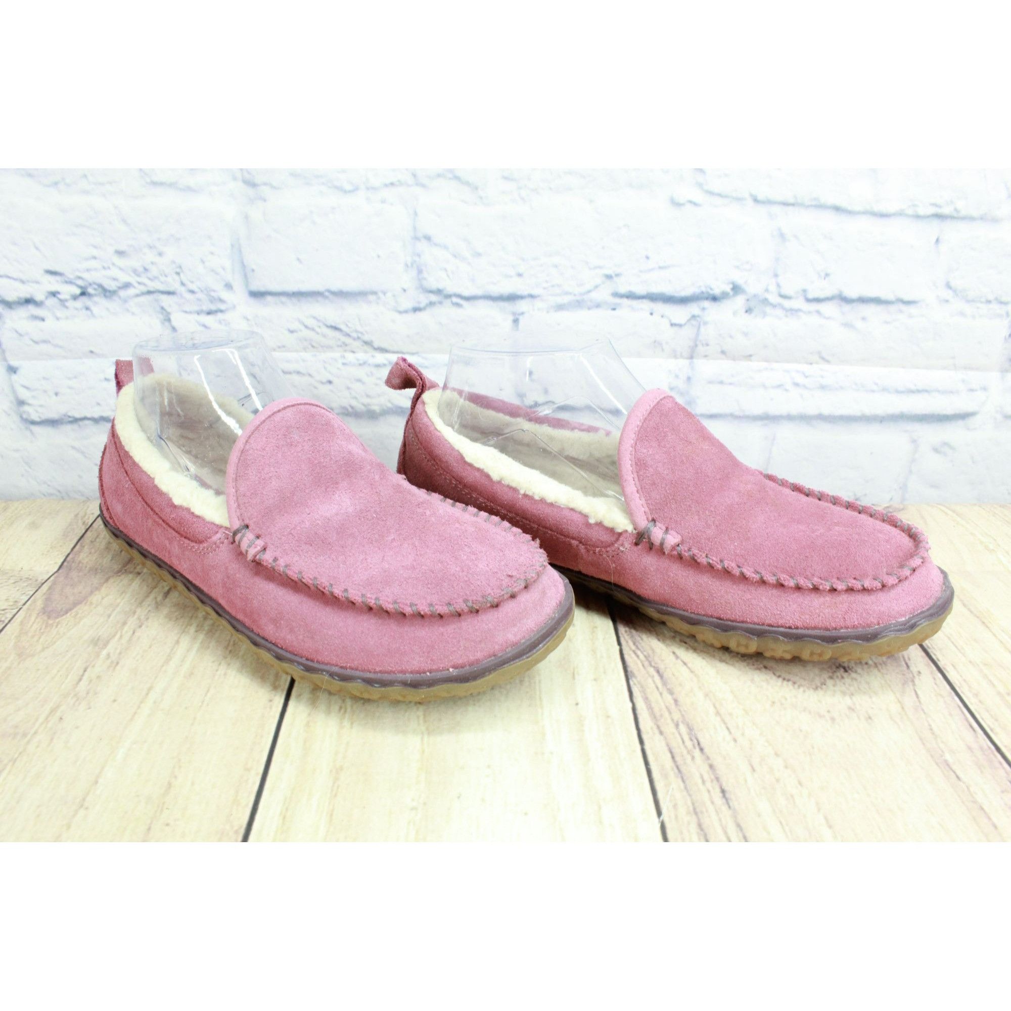 L.L. Bean LL Bean Women's Fleece Lined Mountain Moccasin Slippers Size US 7 / IT 37 - 3 Thumbnail