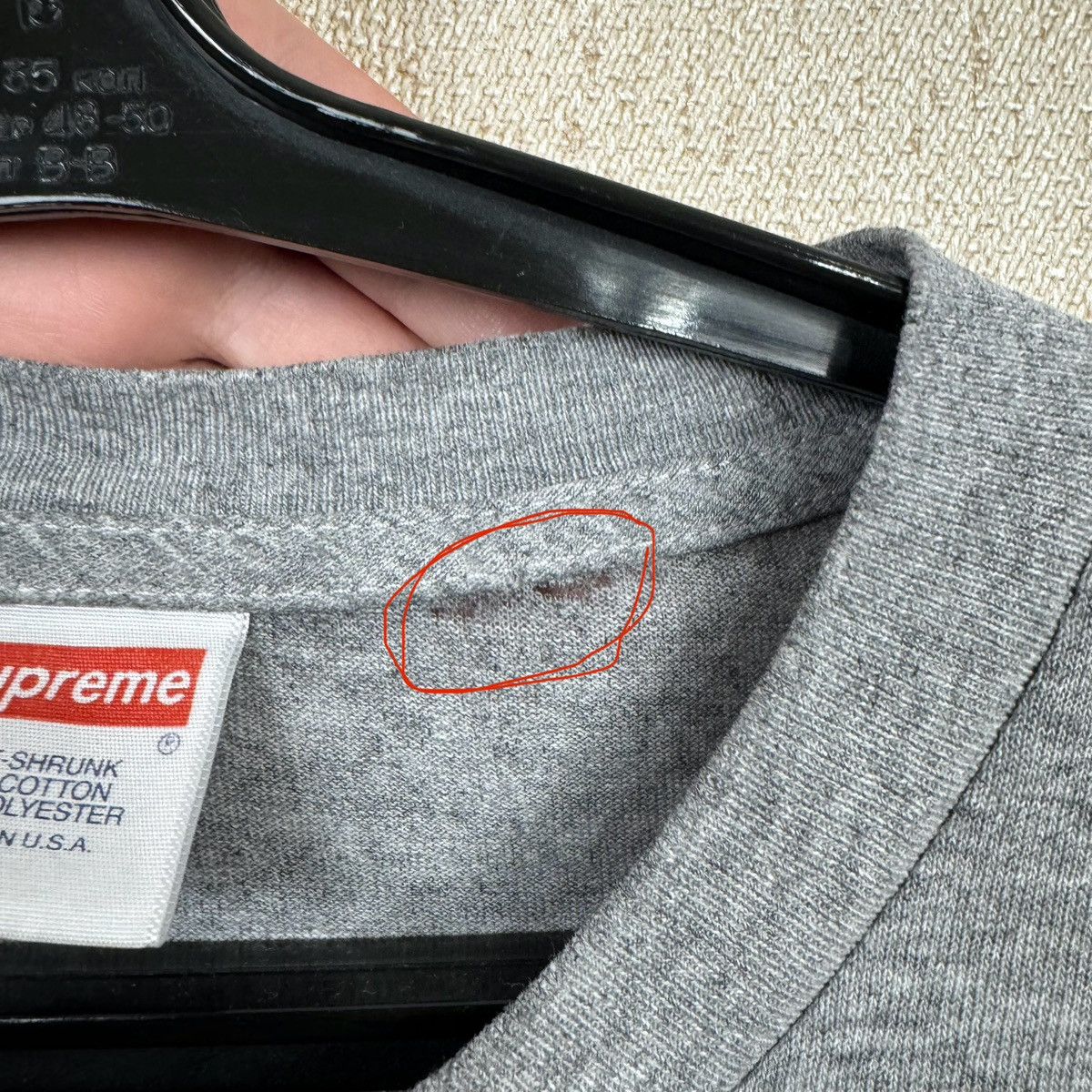 Supreme Supreme T shirt Cupid Tee SS19 Grey L Streetwear Size US L / EU 52-54 / 3 - 18 Thumbnail