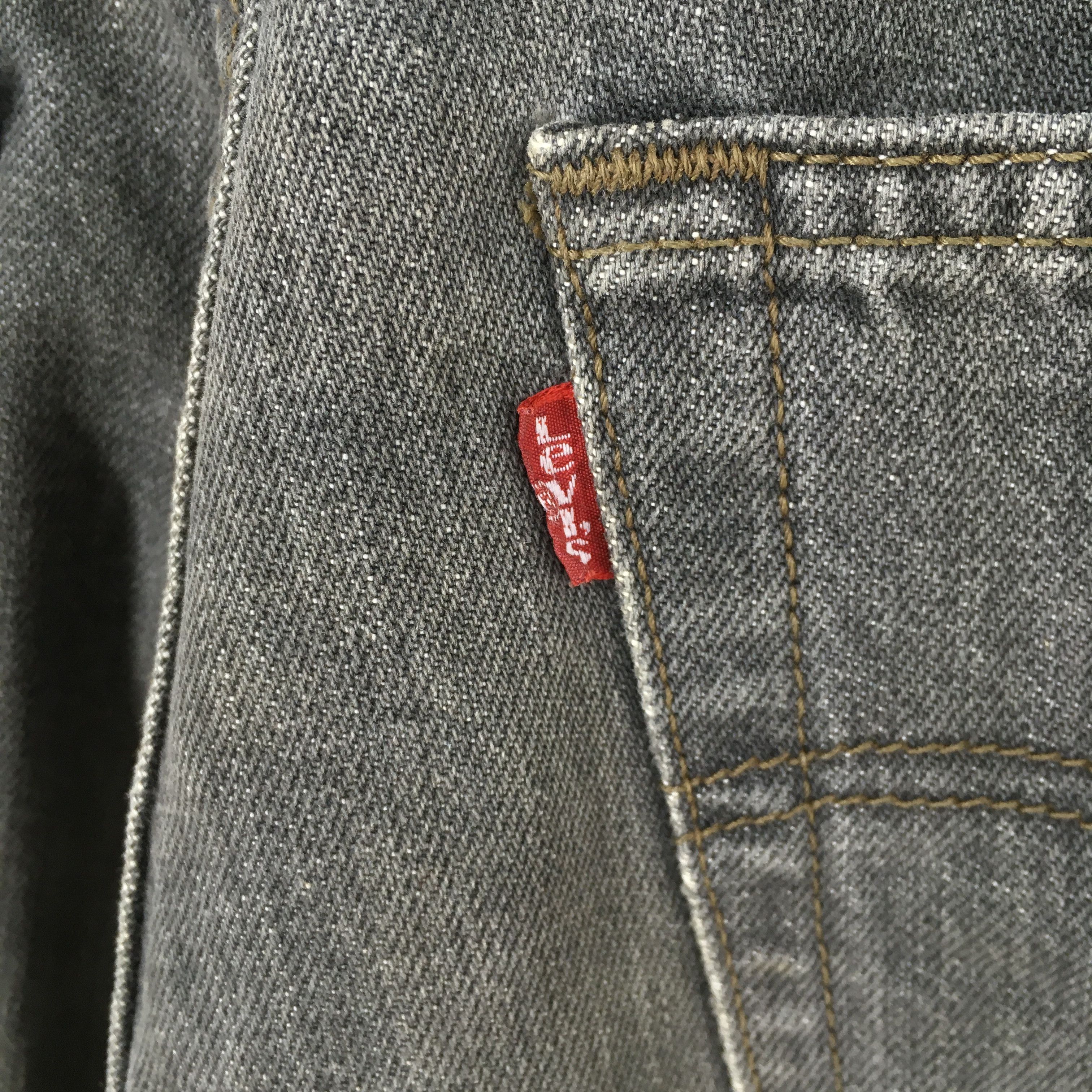 Levi's Size 28x29 Vintage 90s Levi's 501 Straight Cut Jeans S743 Size US 28 / EU 44 - 11 Thumbnail
