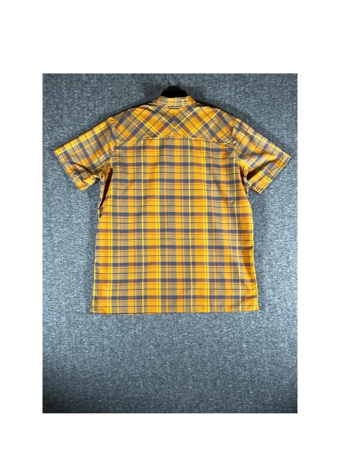 L.L. Bean L.L. Bean Men’s XLT Plaid Short Sleeve Button Up Shirt Orang Size US XL / EU 56 / 4 - 2 Thumbnail