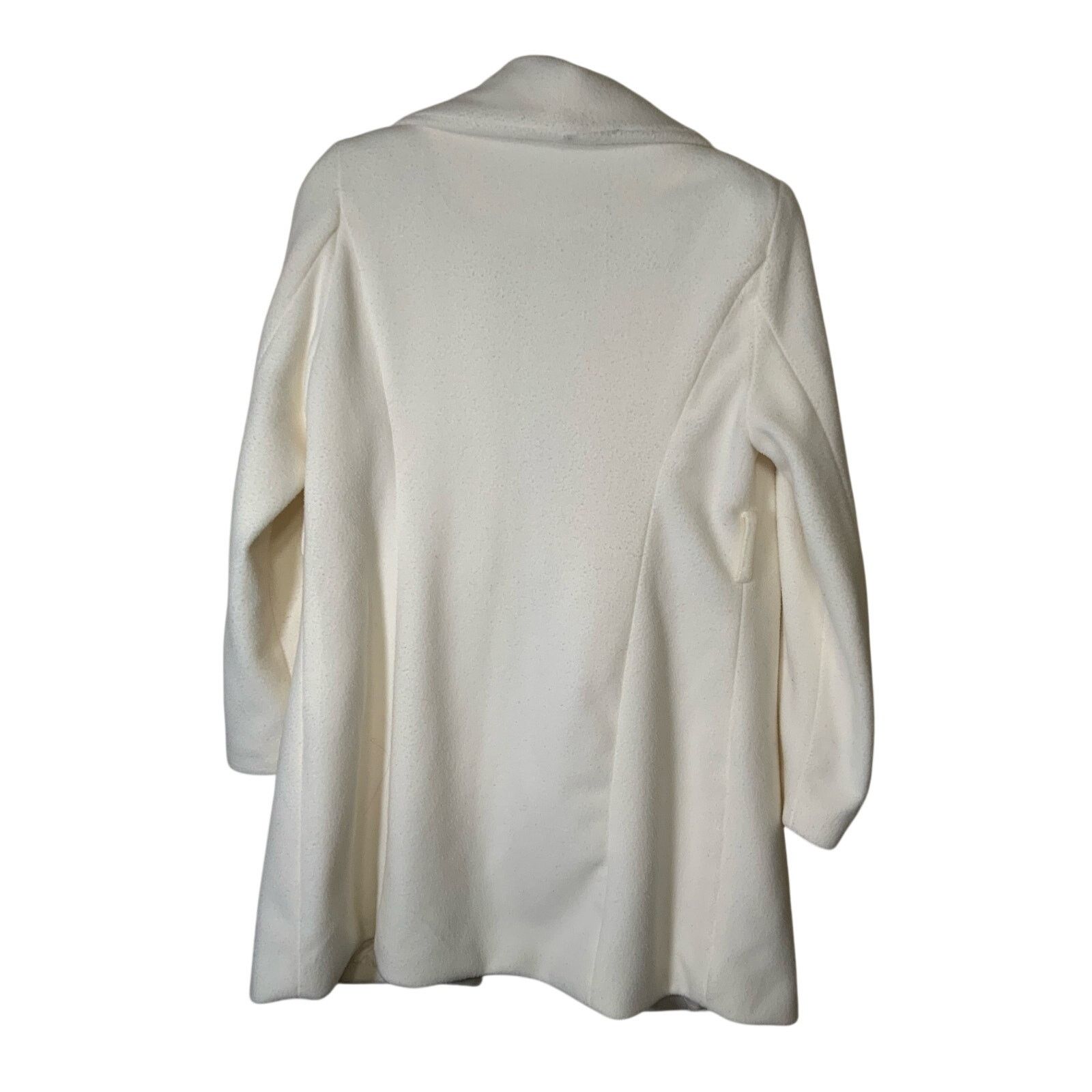 Unknown London Love Tree Open Front Coat Jacket Soft Draped Women’s Size L Size L / US 10 / IT 46 - 2 Thumbnail
