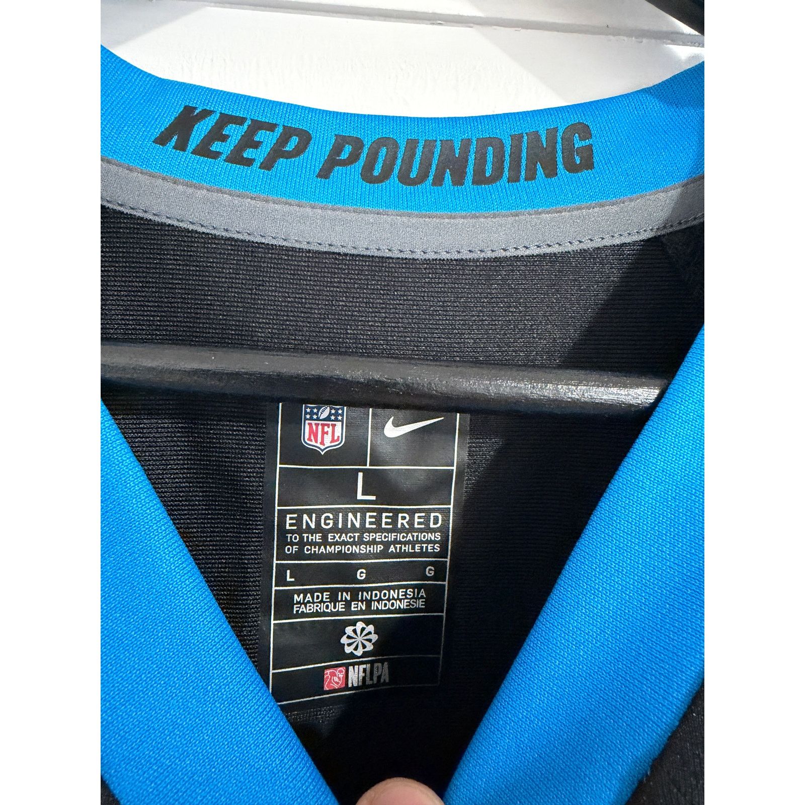 Nike C.J. Henderson Carolina Panthers Nike Football Jersey Size L Size US L / EU 52-54 / 3 - 6 Thumbnail