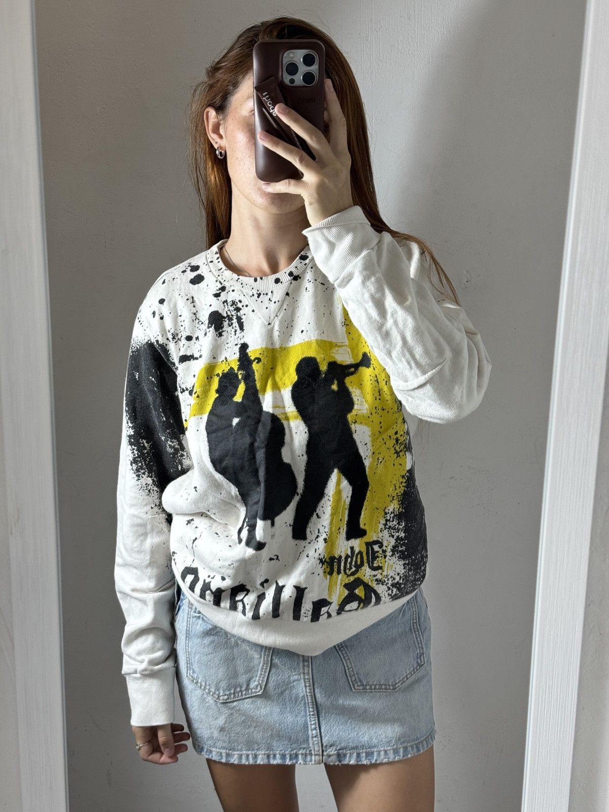 John Galliano VINTAGE JOHN GALLIANO 2000s GRAPHIC SWEATSHIRT Size L / US 10 / IT 46 - 2 Thumbnail