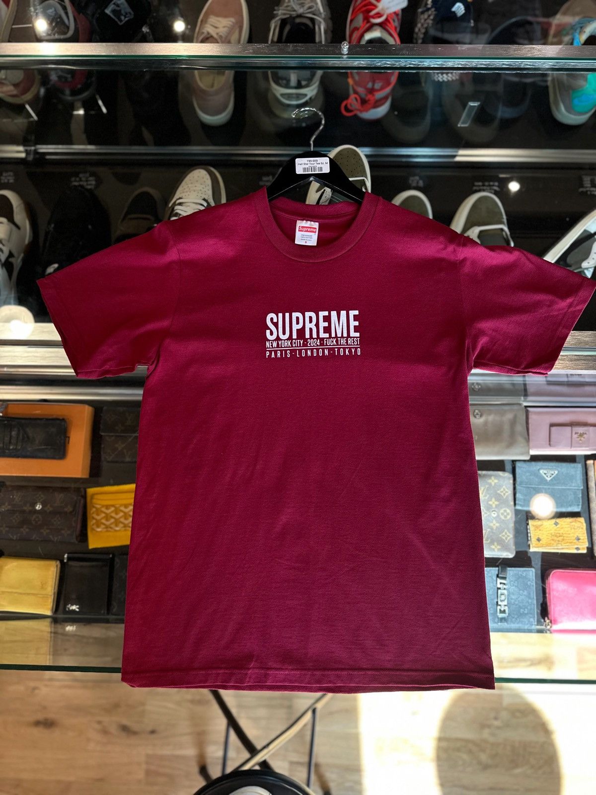 Supreme Supreme Burgundy Fuck the Rest Tee DS Size Small Size US S / EU 44-46 / 1 - 1 Preview