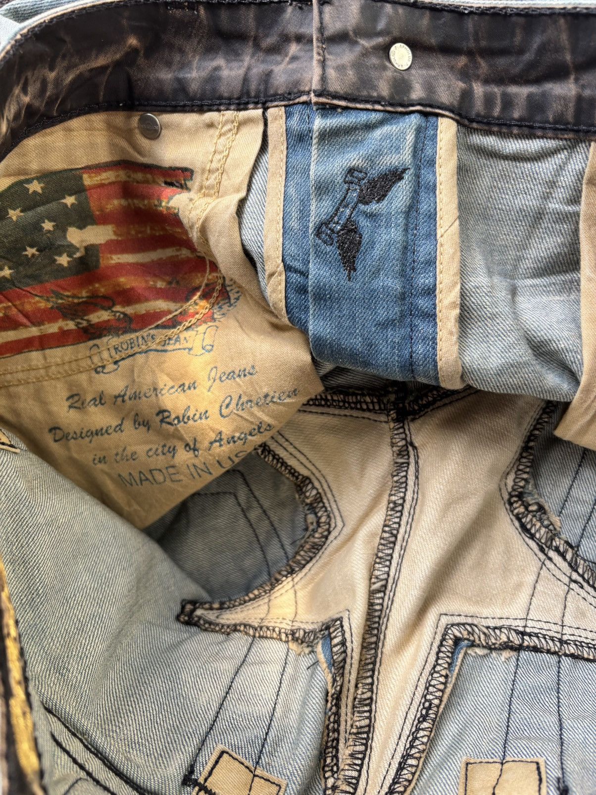 Robins Jeans ROBIN’S JEAN (STAR / Straight) Ultra Rare size 34 Size US 34 / EU 50 - 8 Thumbnail