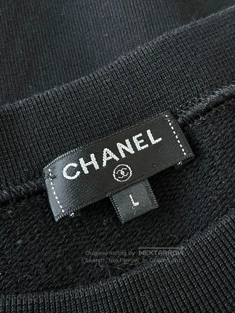 Chanel Chanel Greek series black gold-plated logo double CT shirt Size L / US 10 / IT 46 - 5 Thumbnail