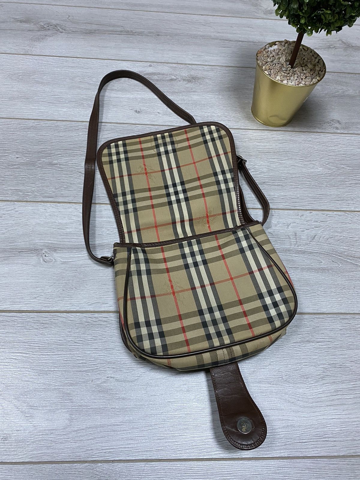 Burberry Burberrys vintage Nova Check shoulder bag cross body Size ONE SIZE - 6 Thumbnail