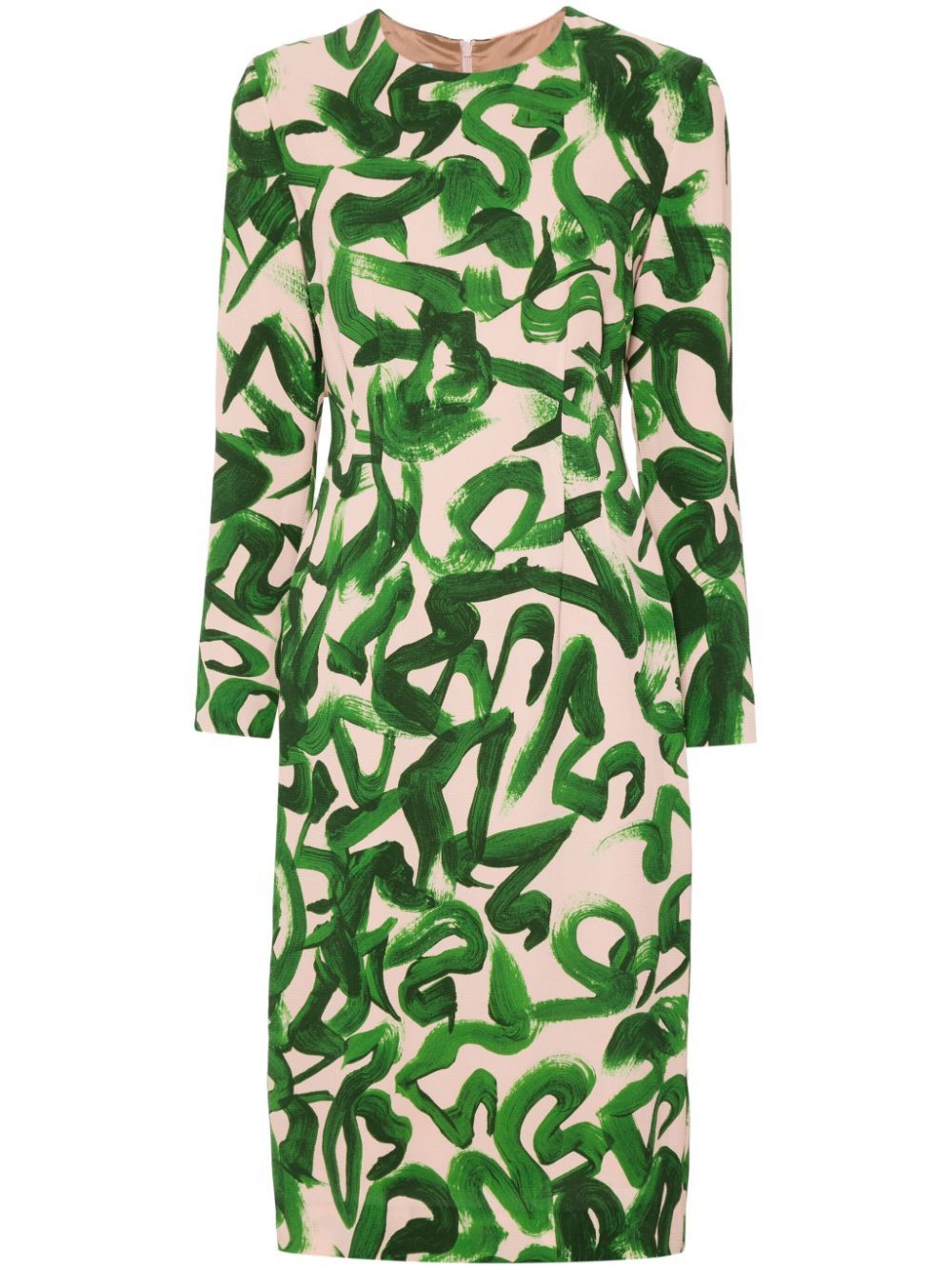 Dries Van Noten PRINTED MIDI DRESS Size S / US 4 / IT 40 - 1 Thumbnail