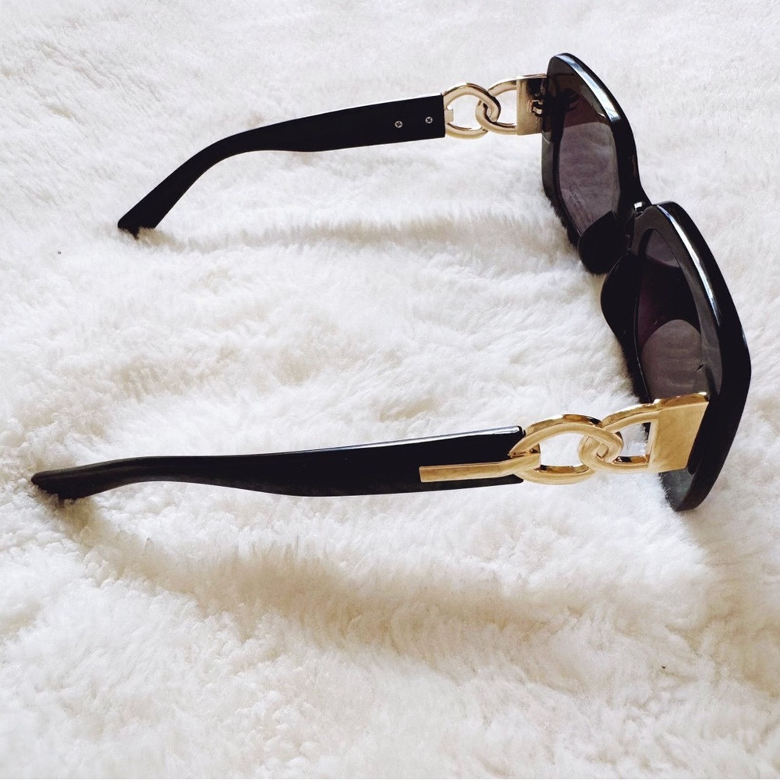 Other Camille Black Oversized Square Sunglasses Size ONE SIZE - 7 Thumbnail