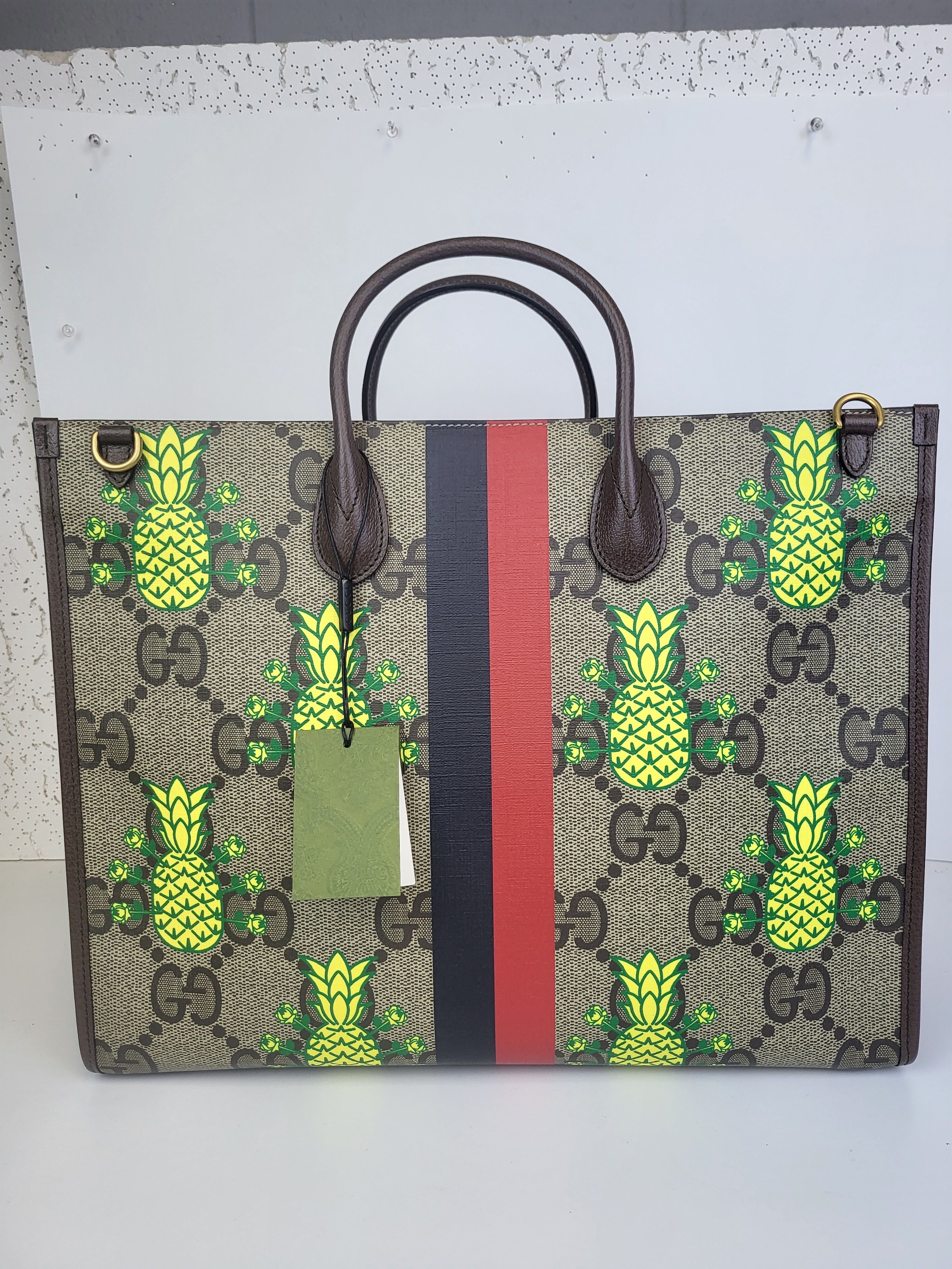 Gucci Gucci Supreme Monogram Pineapple Large Tote Bag Size ONE SIZE - 2 Thumbnail
