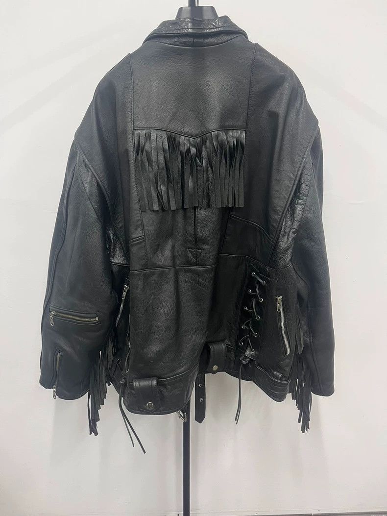 Balenciaga Balenciaga 22SS Red Carpet Seasonal Fringed Buffalo Leather Size US S / EU 44-46 / 1 - 2 Thumbnail