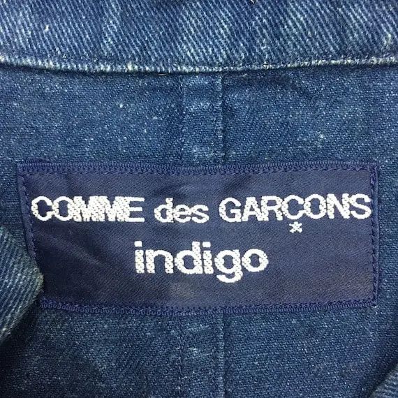 Comme des Garcons Vtg COMME DES GARCONS Indigo Denim Jeans Jacket Rei Kawakubo Size L / US 10 / IT 46 - 8 Thumbnail