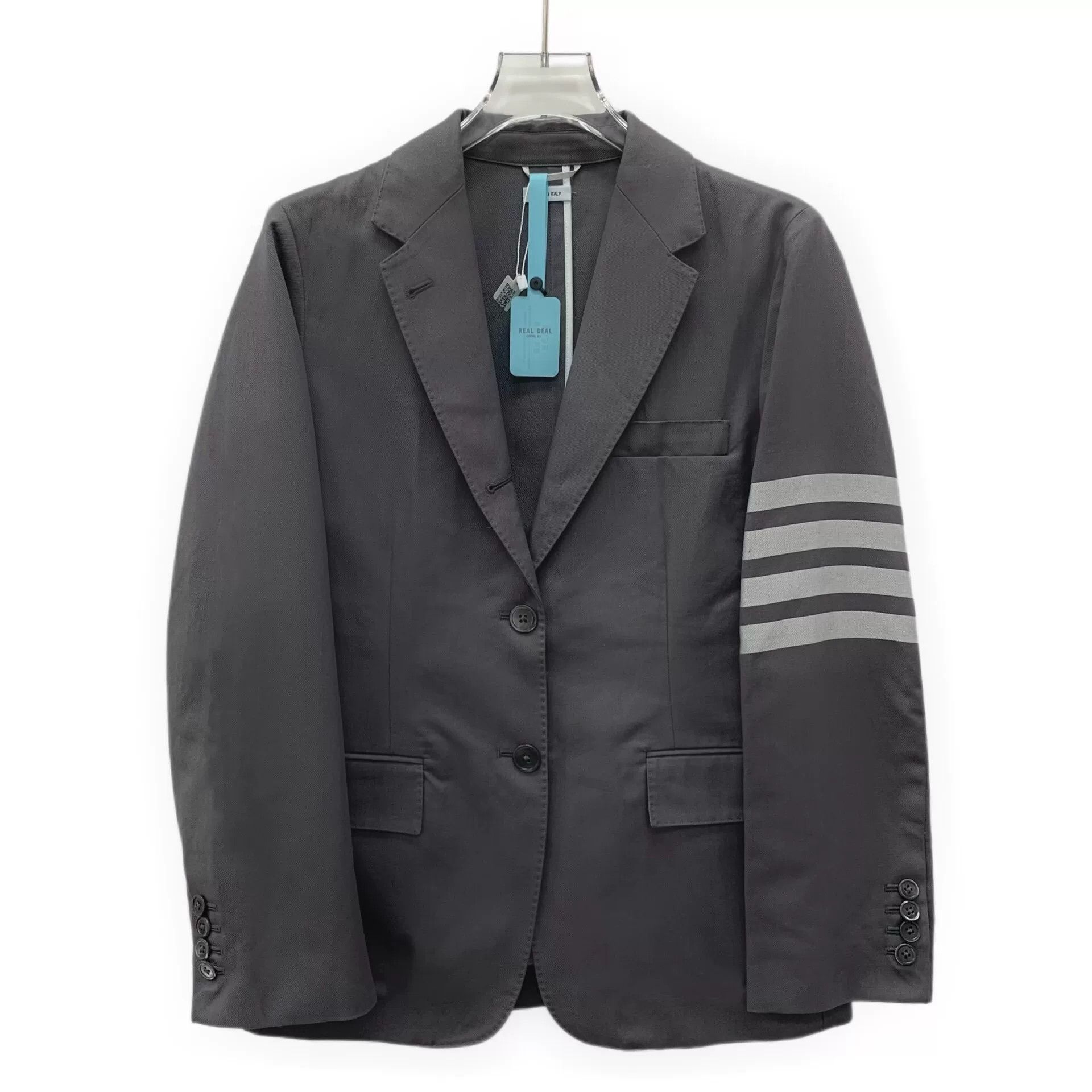 Thom Browne Thom Browne 4-Bar Cotton Blazer IT 40 Size S / US 4 / IT 40 - 1 Thumbnail