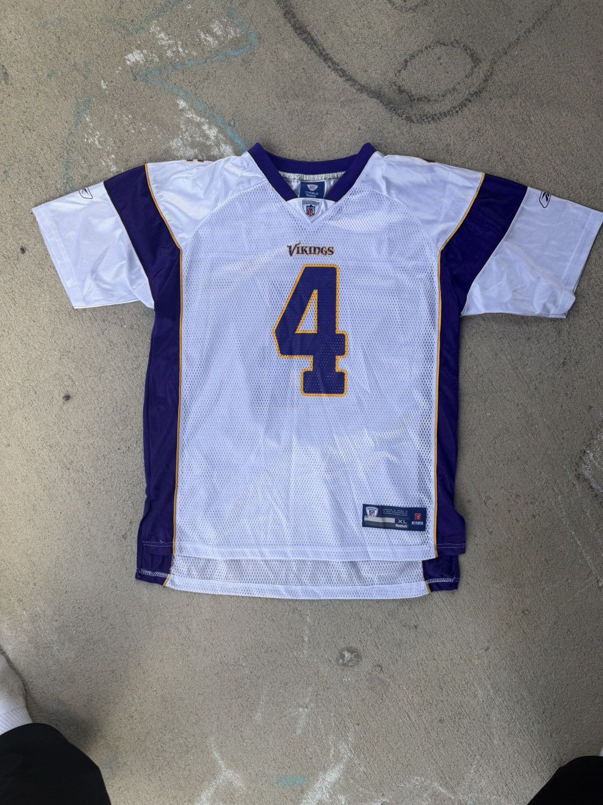 Reebok Vintage Reebok Vikings Brett Favre Jersey Size US XL / EU 56 / 4 - 1 Thumbnail
