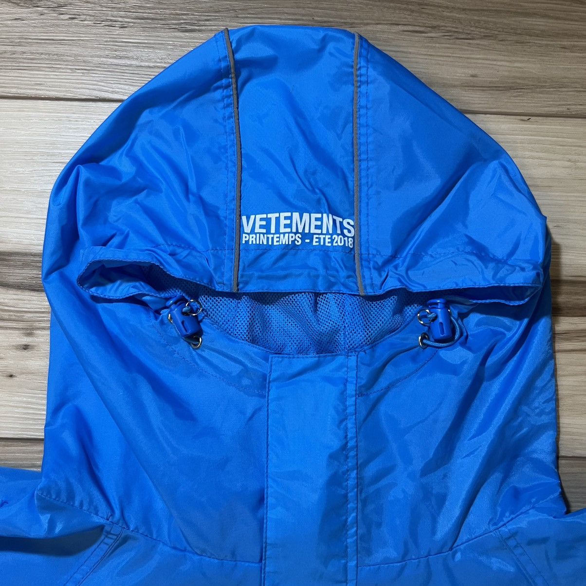 Vetements Vetements SS18 Pullover Windbreaker Anorak Blue Size US S / EU 44-46 / 1 - 7 Thumbnail