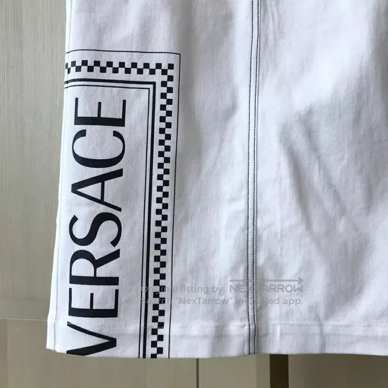 Versace Versace White denim skirt Size L / US 10 / IT 46 - 2 Thumbnail