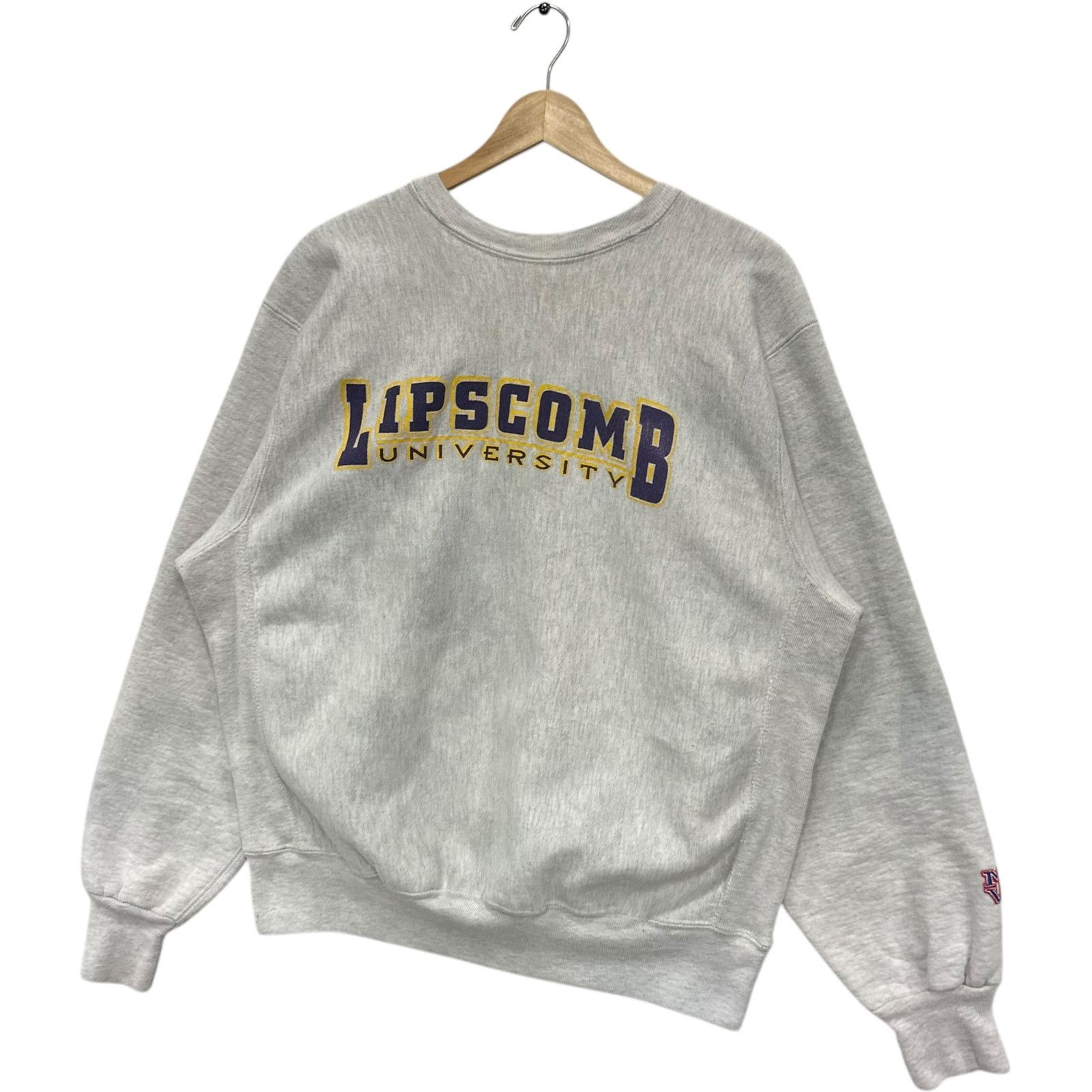 Vintage Vintage Lipscomb University Spellout Crewneck 90s XL Size US XL / EU 56 / 4 - 3 Thumbnail