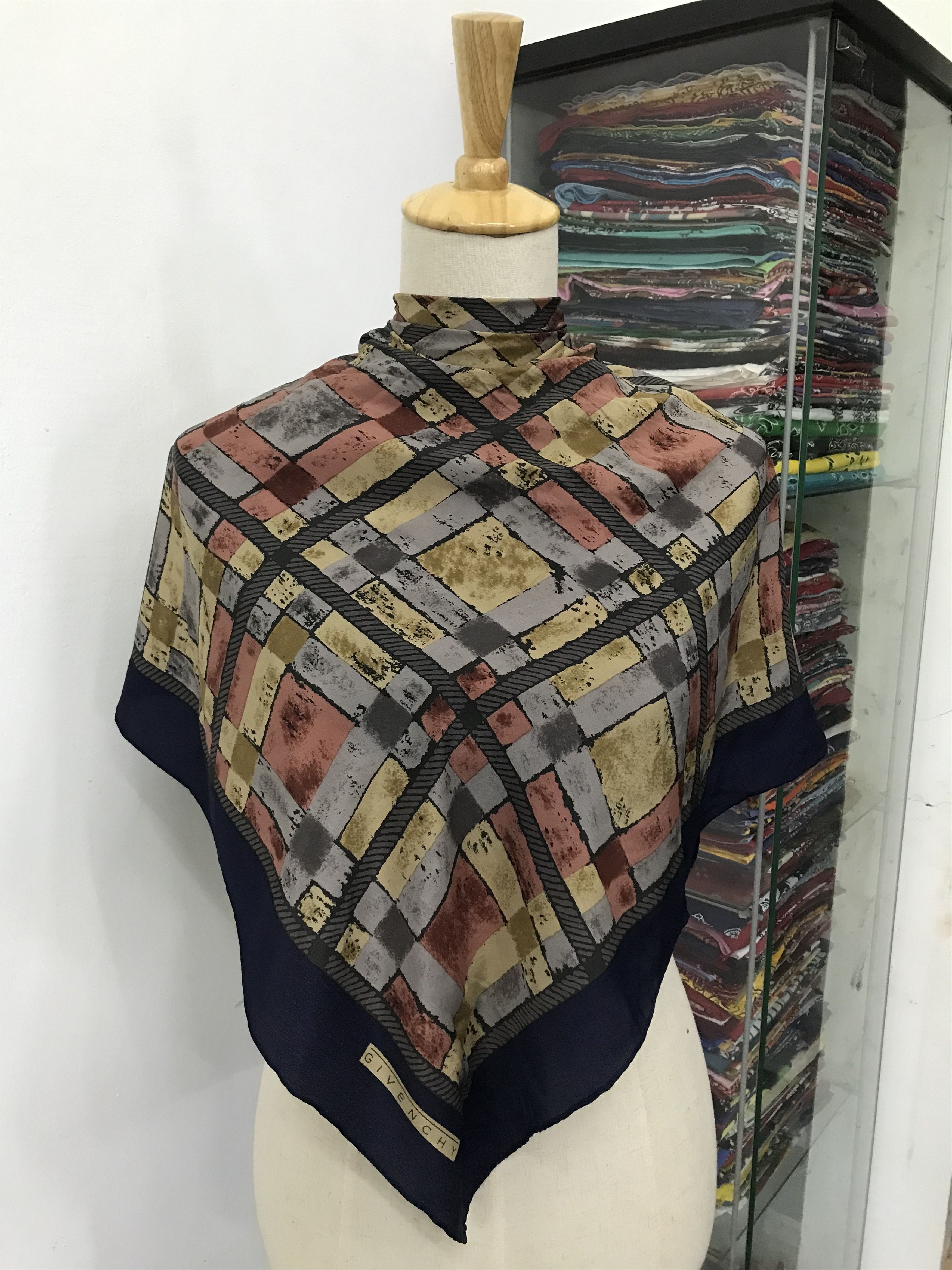 Vintage Vintage Givenchy Silk Scarf Size ONE SIZE - 1 Thumbnail