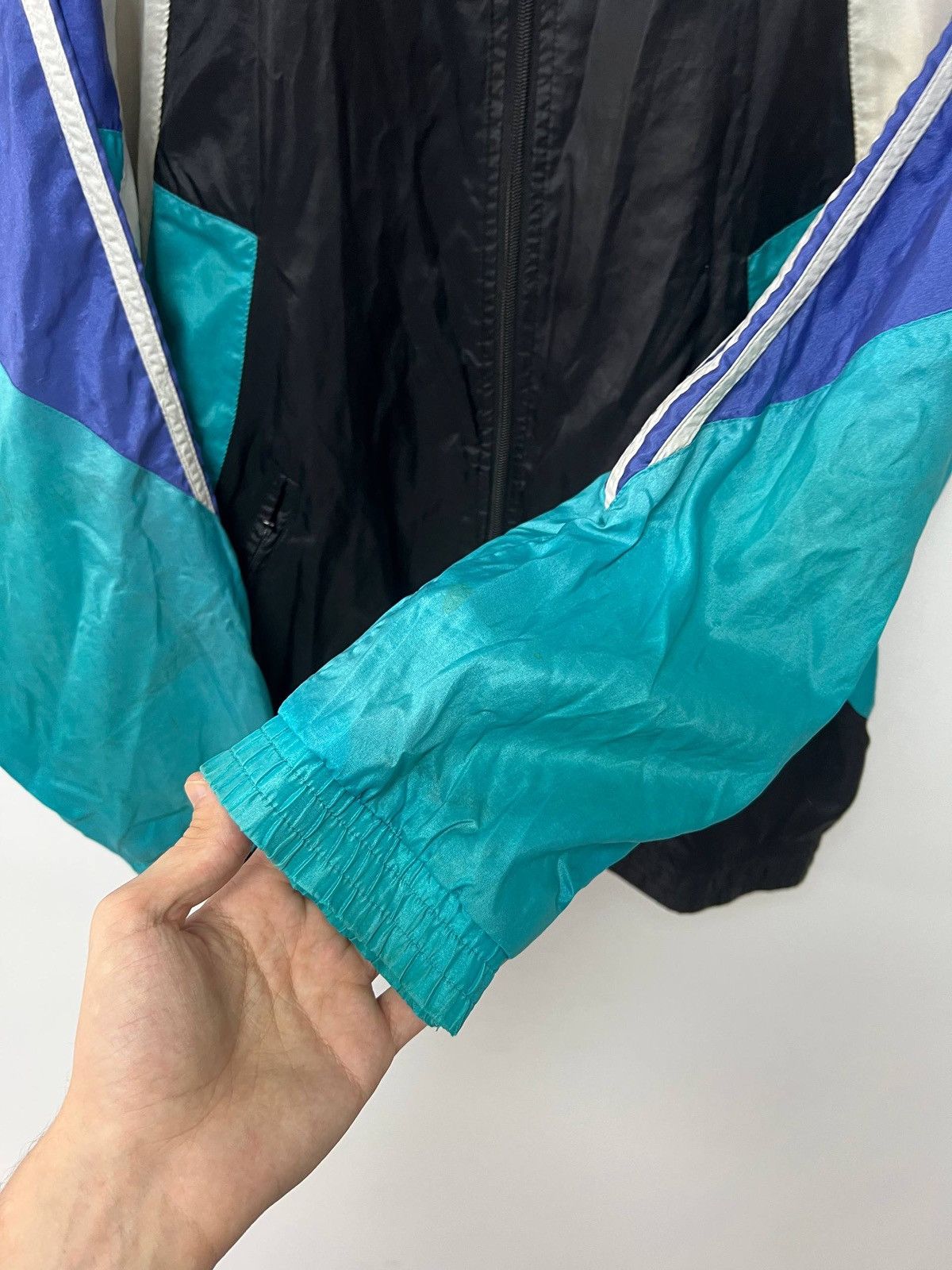 Adidas Vintage 80s Adidas Template Football Jacket Track Top M Size US M / EU 48-50 / 2 - 6 Thumbnail