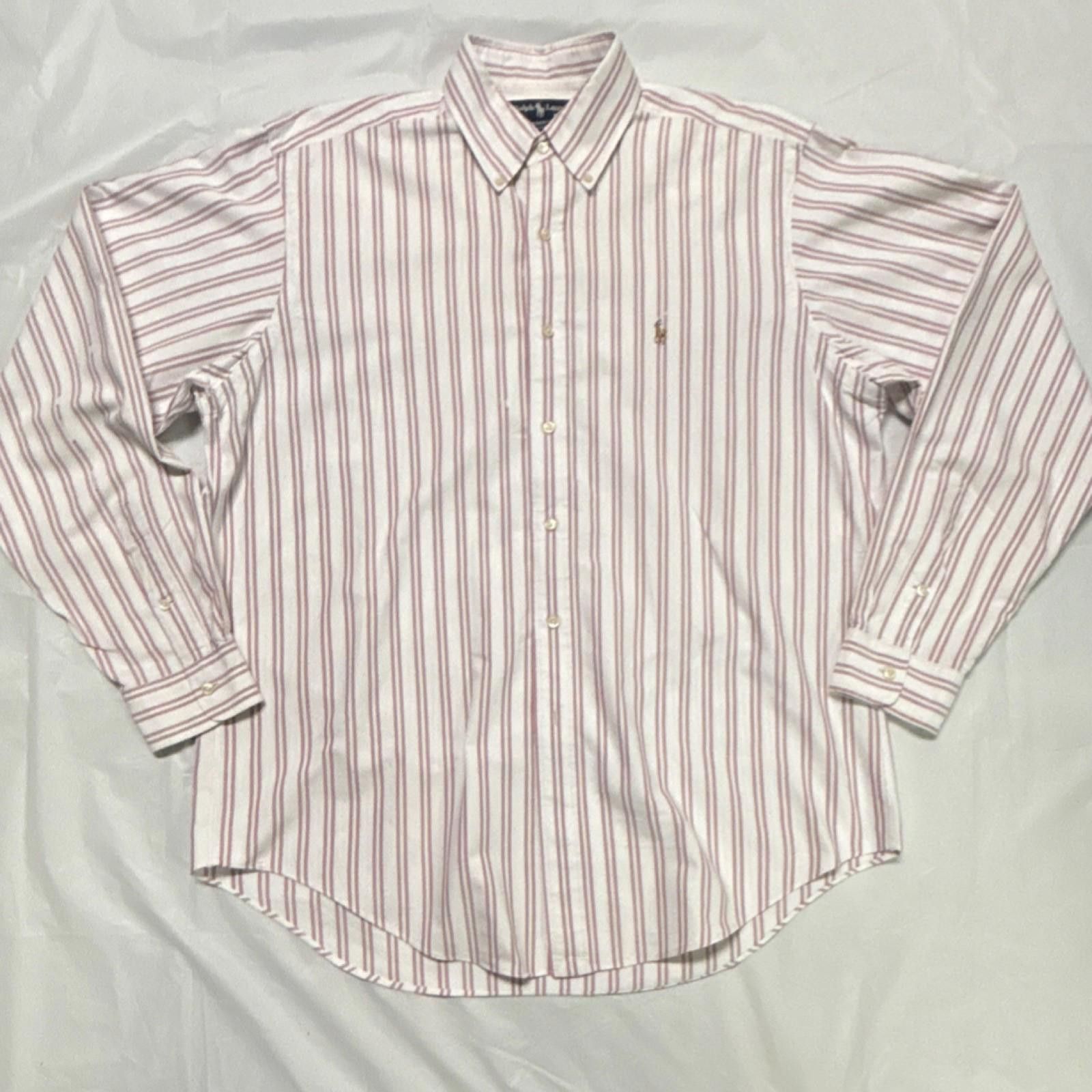 Polo Ralph Lauren Ralph Lauren Yarmouth Striped Cotton Button Size L. Size US L / EU 52-54 / 3 - 1 Thumbnail