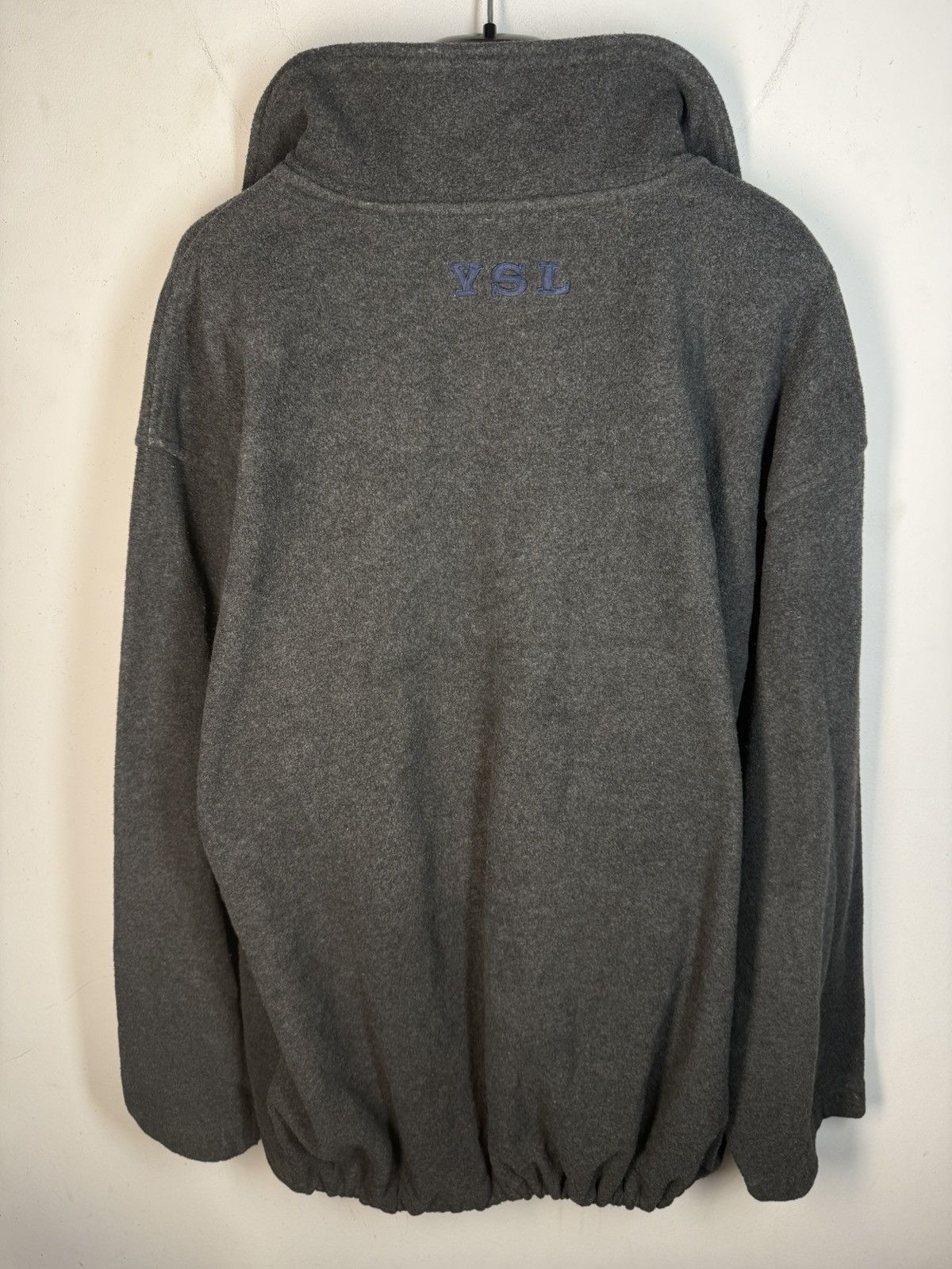Yves Saint Laurent 90s Fleece YSL Sweatshirt Quarter Zip Vintage Yves Saint Size US XL / EU 56 / 4 - 6 Thumbnail