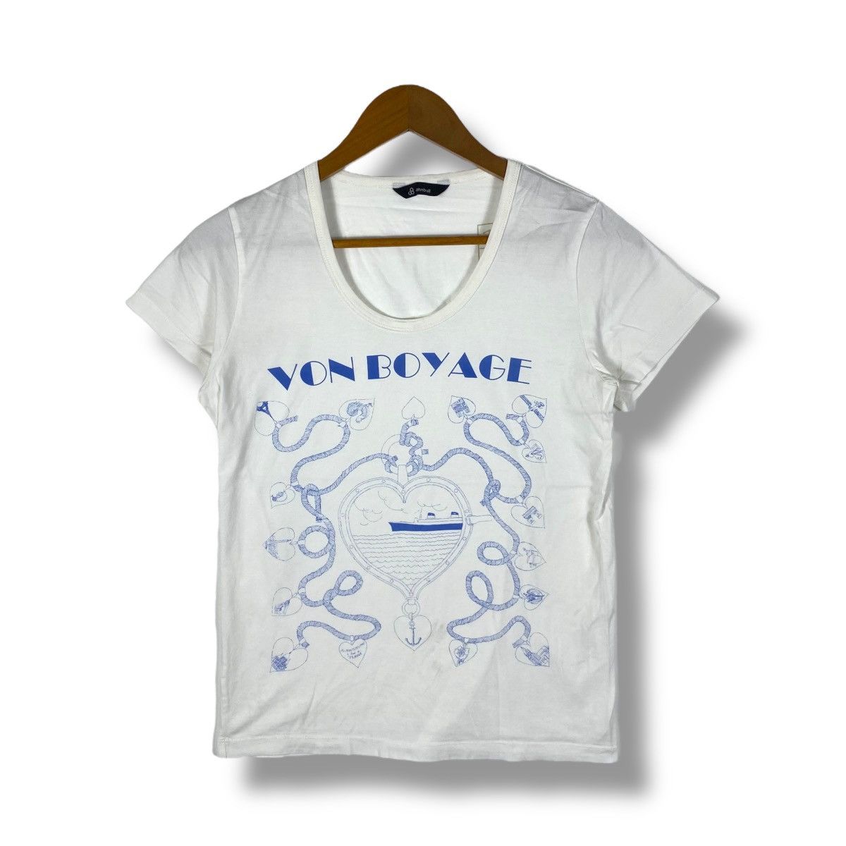 Japanese Brand × Johnbull JOHNBULL Von Boyage Japanese Brand Women Tops Tee Shirt Size ONE SIZE - 1 Thumbnail