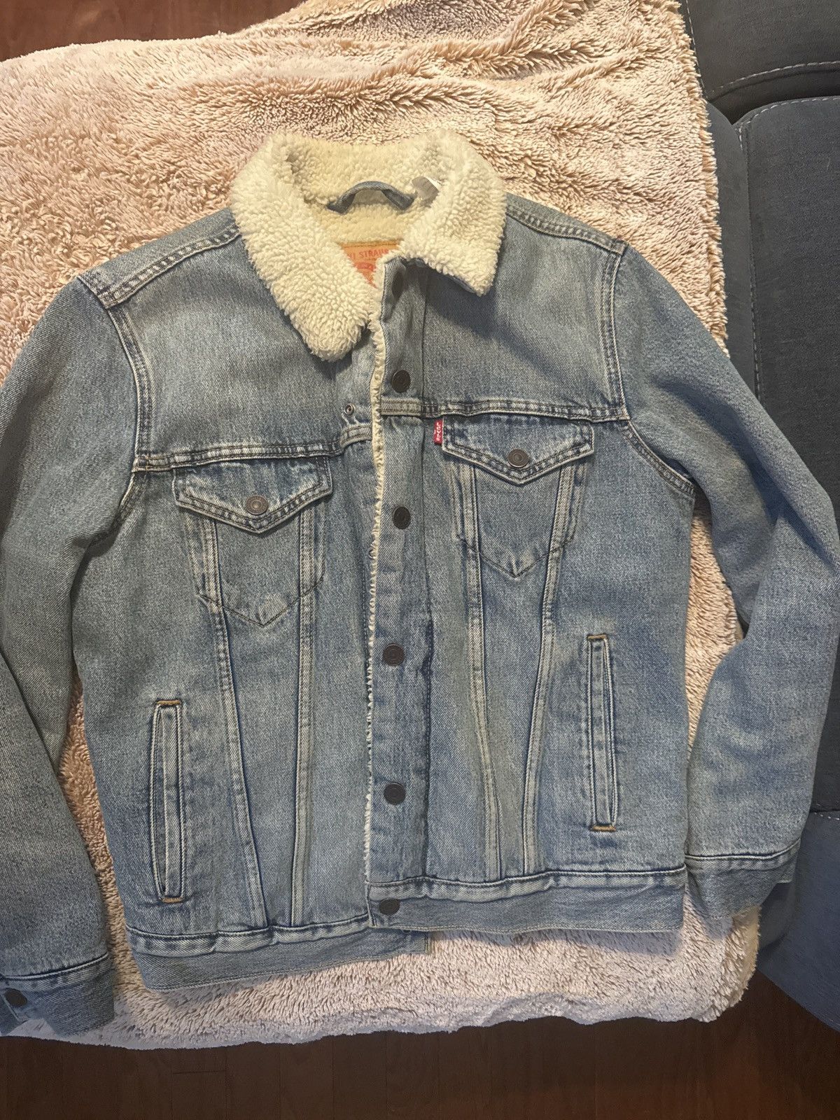Levi's Denim Levi sherpa jacket Size US S / EU 44-46 / 1 - 1 Thumbnail