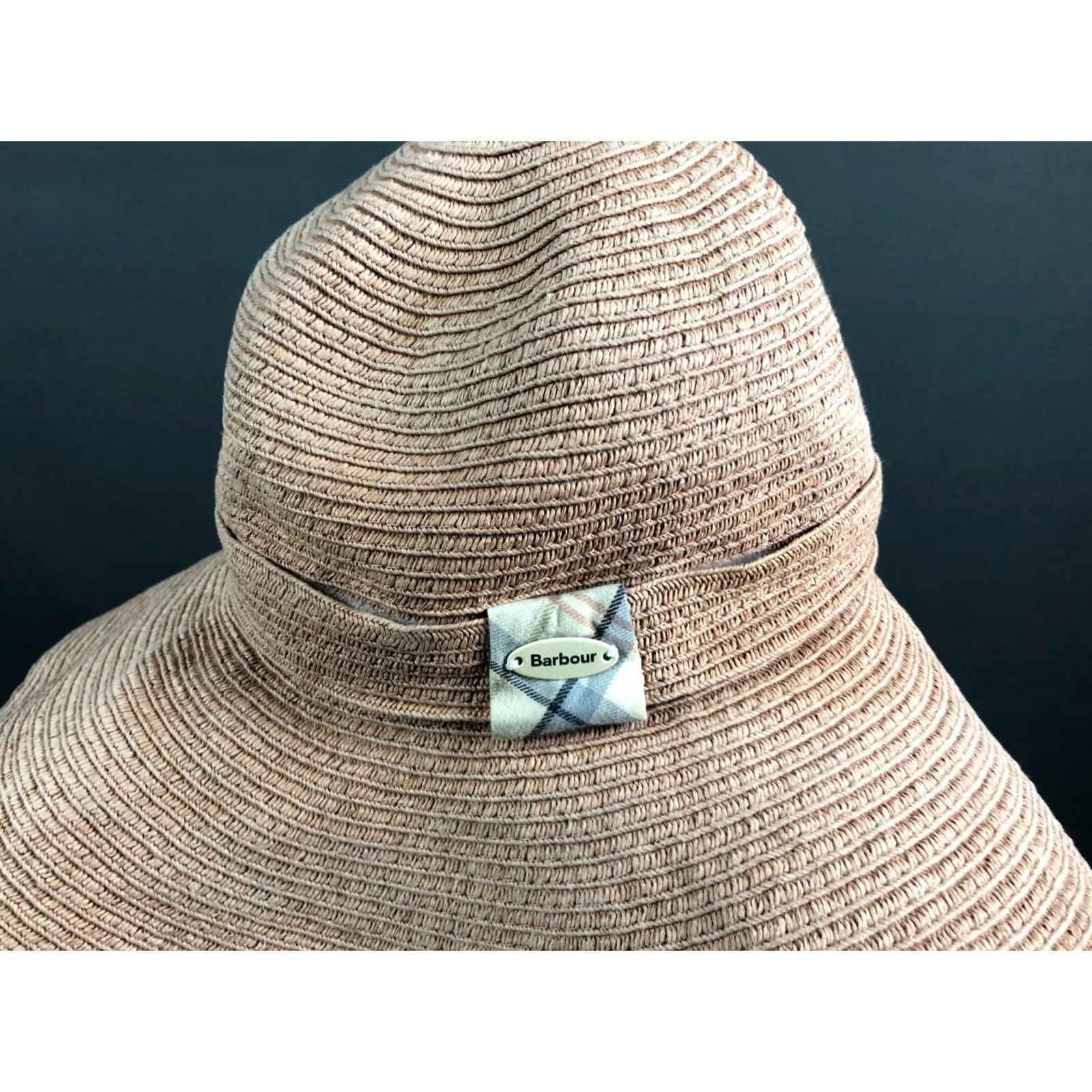 Barbour Barbour Pink Summer Paper Bucket Hat Women's S Vintage 90s Sun Hat Logo Breathable Casual Size ONE SIZE - 4 Thumbnail