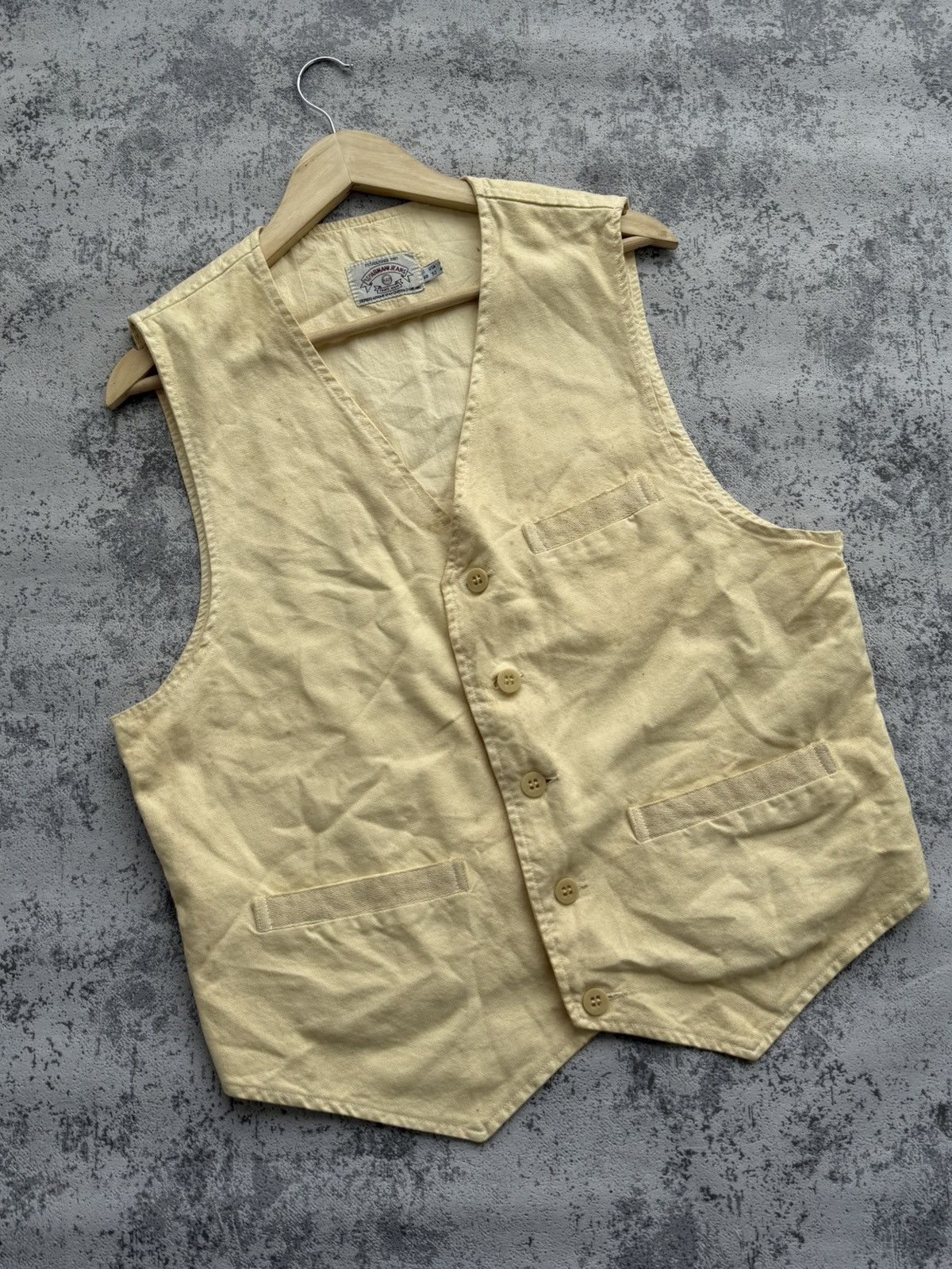 Armani × Giorgio Armani Archive Giorgio Armani Fade Vintage 80s Vest Size US M / EU 48-50 / 2 - 1 Thumbnail