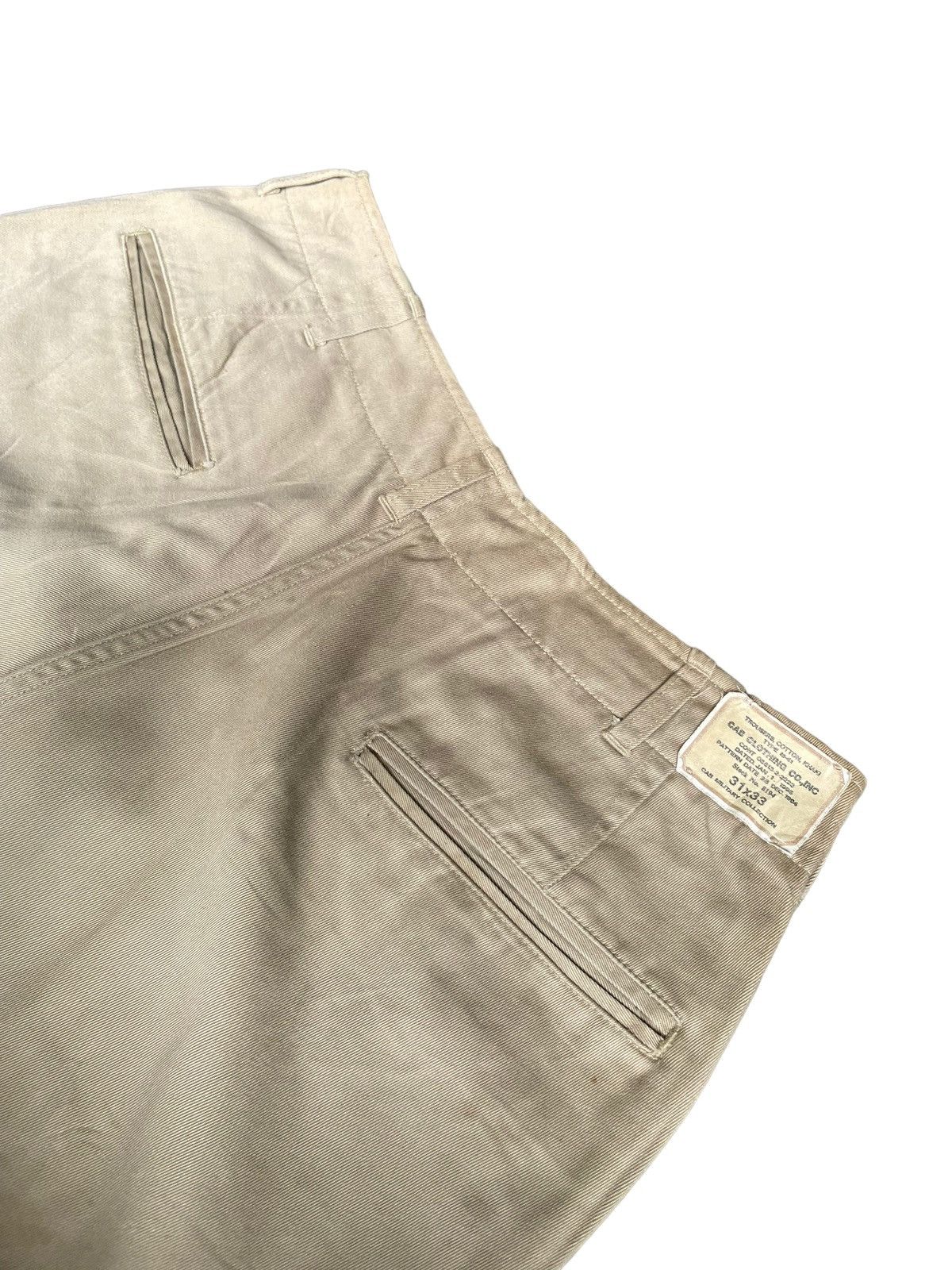 Japanese Brand Vintage Cab Clothing M-41 Military Chino Size US 30 / EU 46 - 11 Thumbnail