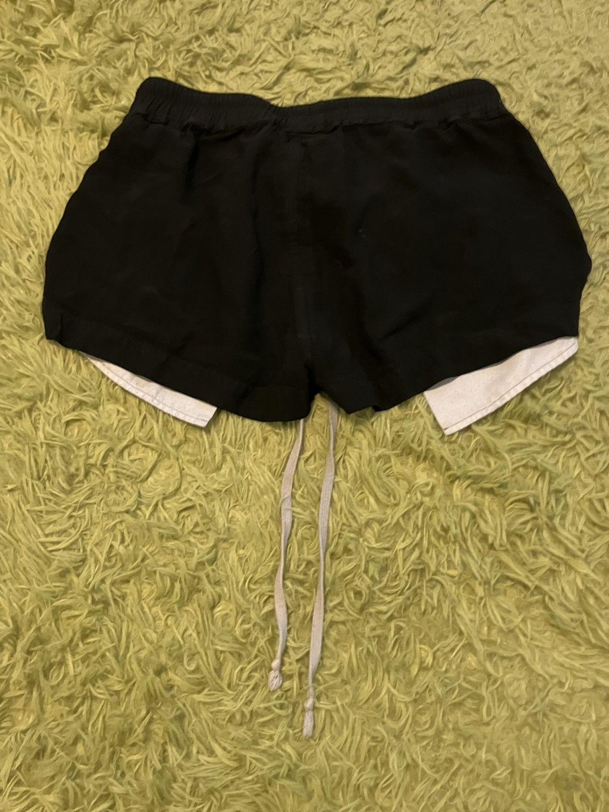 Rick Owens (MSRP) $600 Rick Owens Fog Athletic Running Shorts (Size: S) Size US 30 / EU 46 - 2 Thumbnail