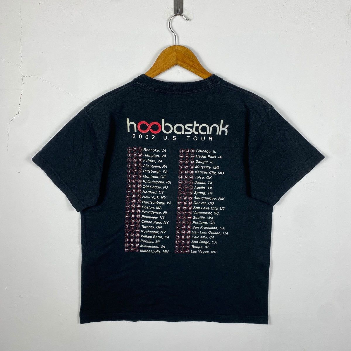 Band Tees Vintage 00s HOOBASTANK 2002 Us Tour Band Tee Shirt Medium Size US M / EU 48-50 / 2 - 4 Thumbnail