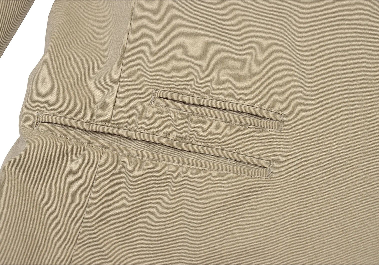 Issey Miyake Cotton Multi-Pocket Design Jacket in Beige, Size S Size US S / EU 44-46 / 1 - 13 Thumbnail