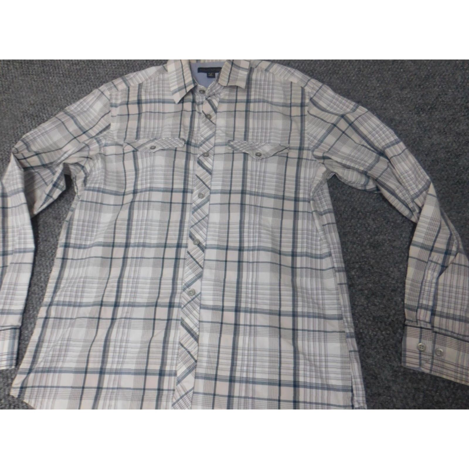 Banana Republic Banana Republic Shirt Mens Medium Plaid Button-Down Long Sleeve Collared Non-Iron Pockets Classic Button-Up Size US M / EU 48-50 / 2 - 3 Thumbnail