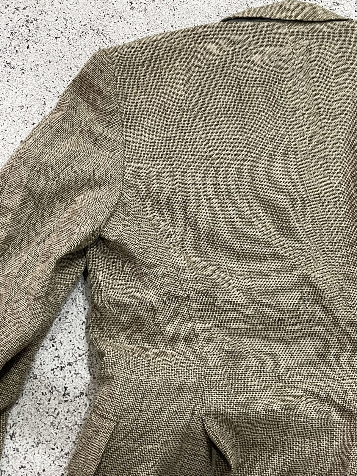 Burberry Vintage Plaid Burberry Distressed Blazer Dirty Look Jacket Size US M / EU 48-50 / 2 - 9 Thumbnail