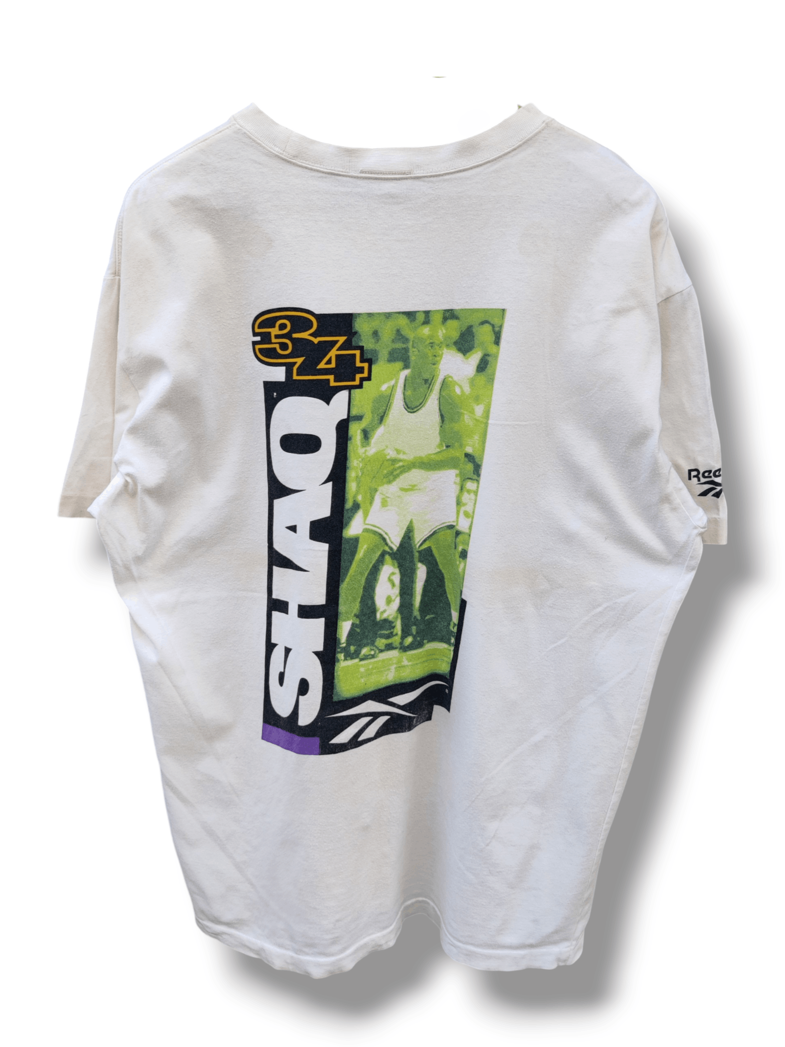 Reebok 🔥Offer Me🔥 Vintage Reebok Big Shaq 34 Promo Shirt Size US M / EU 48-50 / 2 - 1 Thumbnail