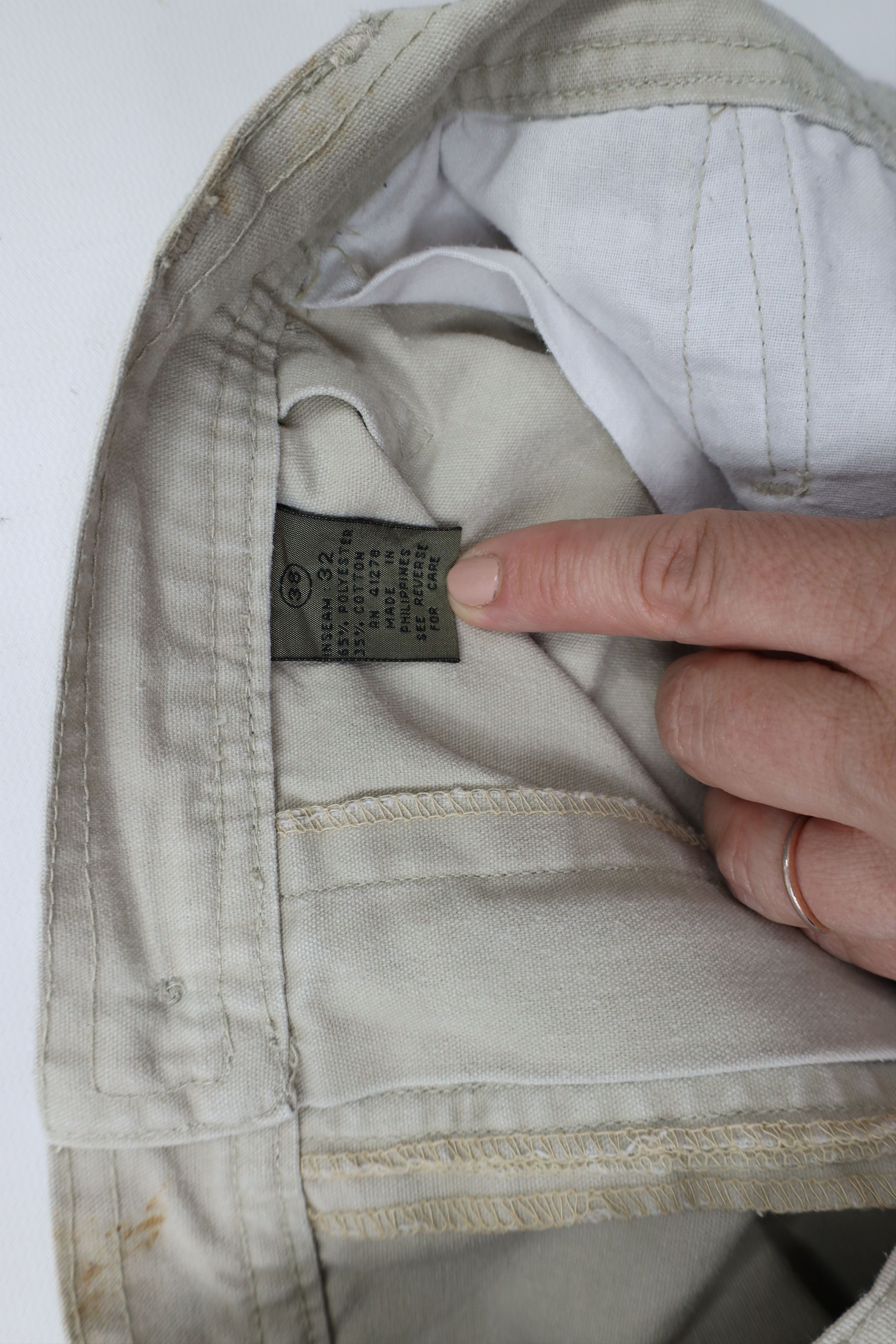 Vintage Vintage 90s Streetwear Pleated Wide Leg Dungaree Chino Pants Size US 38 / EU 54 - 8 Thumbnail