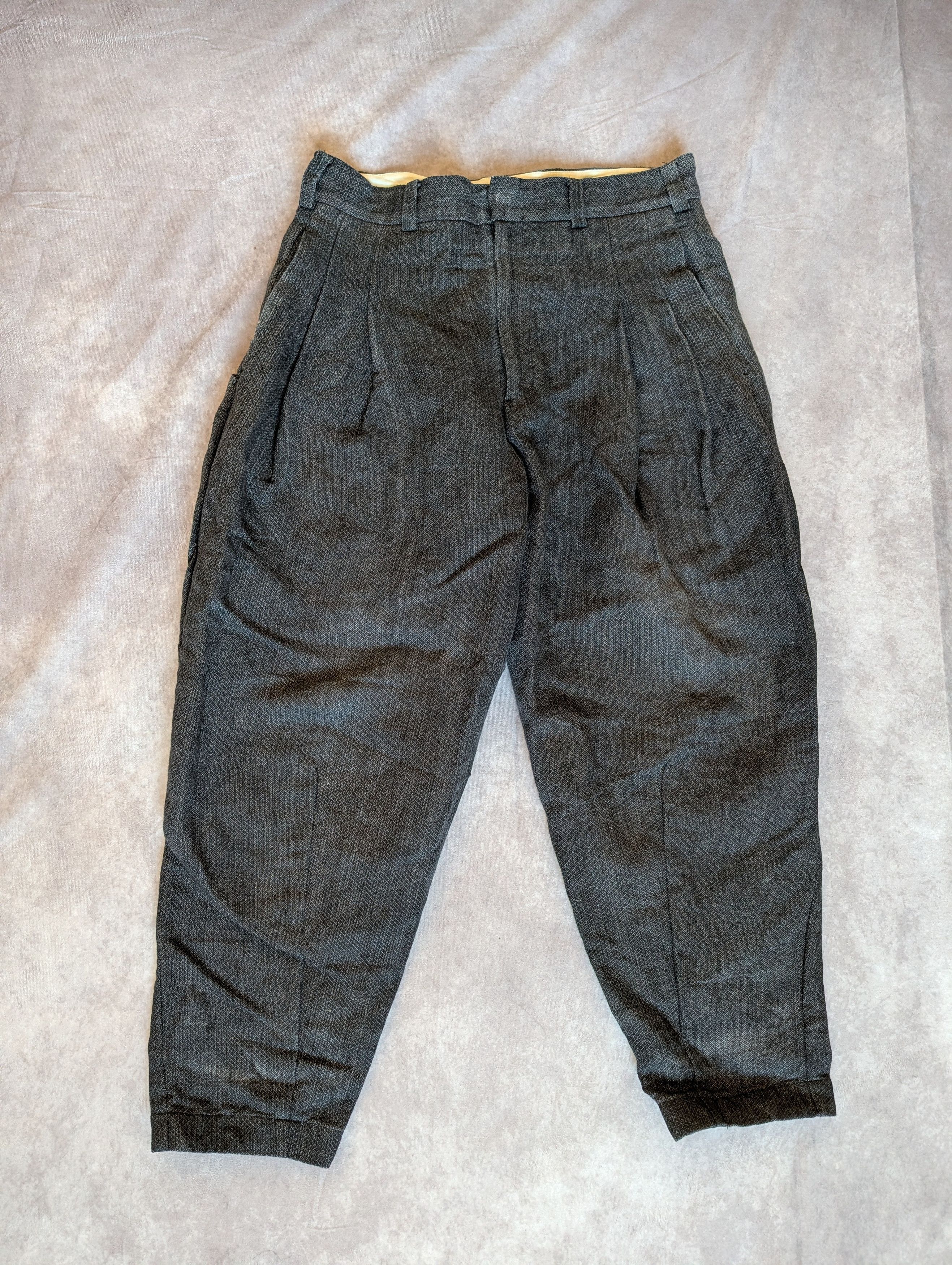 Washi Linen Pleated Pants