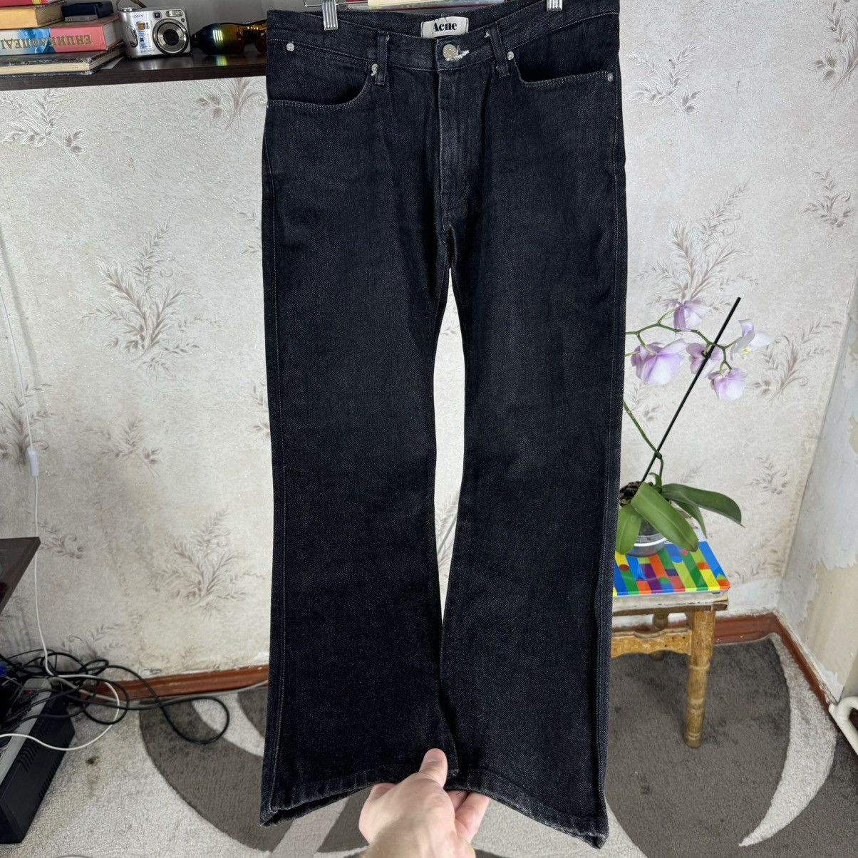 Acne Studios × Designer Acne Studious Denim Jeans Max B Mens Black Luxury Designer Size US 27 - 2 Thumbnail