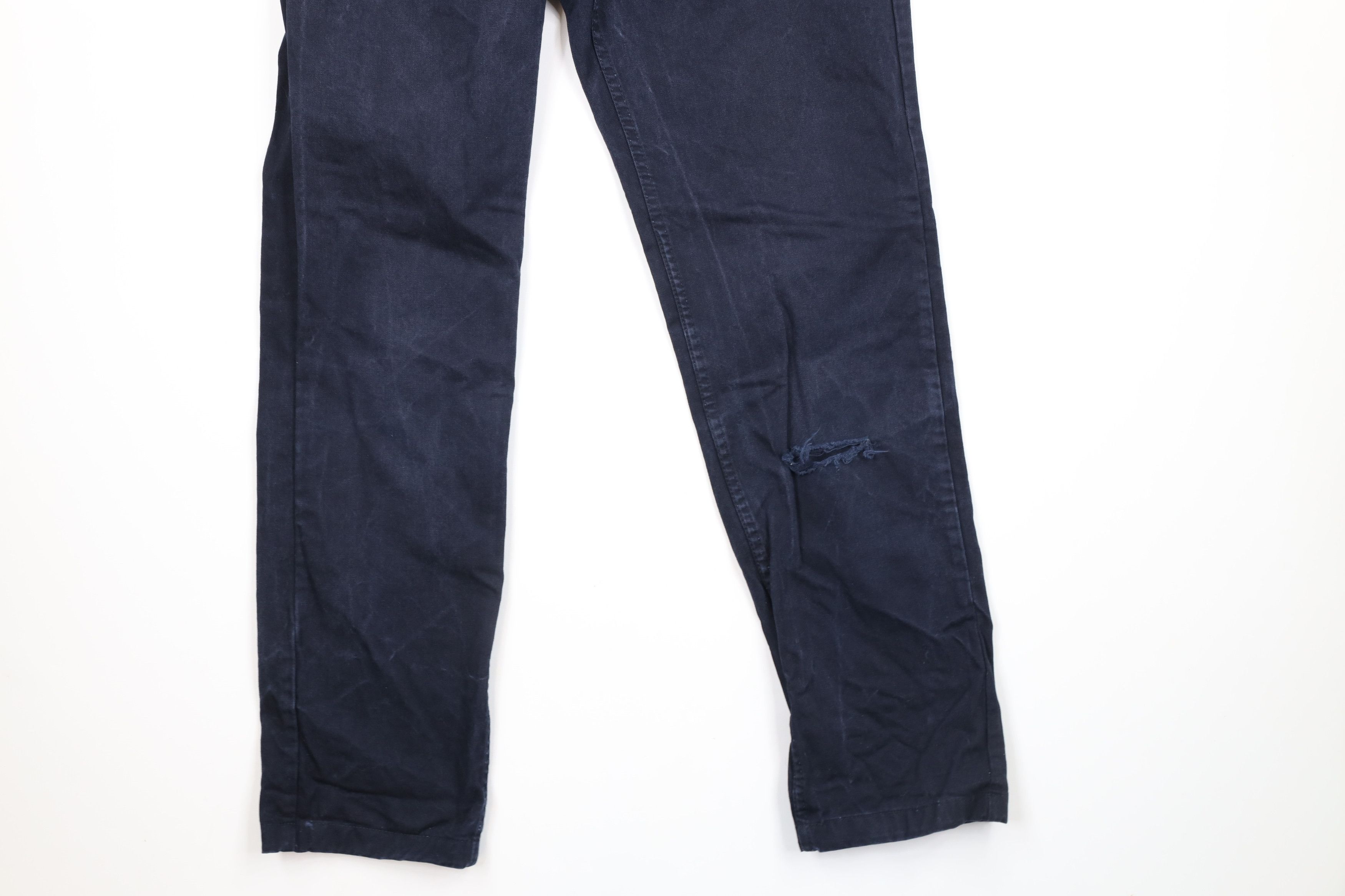 Vintage Norse Projects Button Fly Aros Heavy Chino Pants Blue Size US 29 - 4 Thumbnail