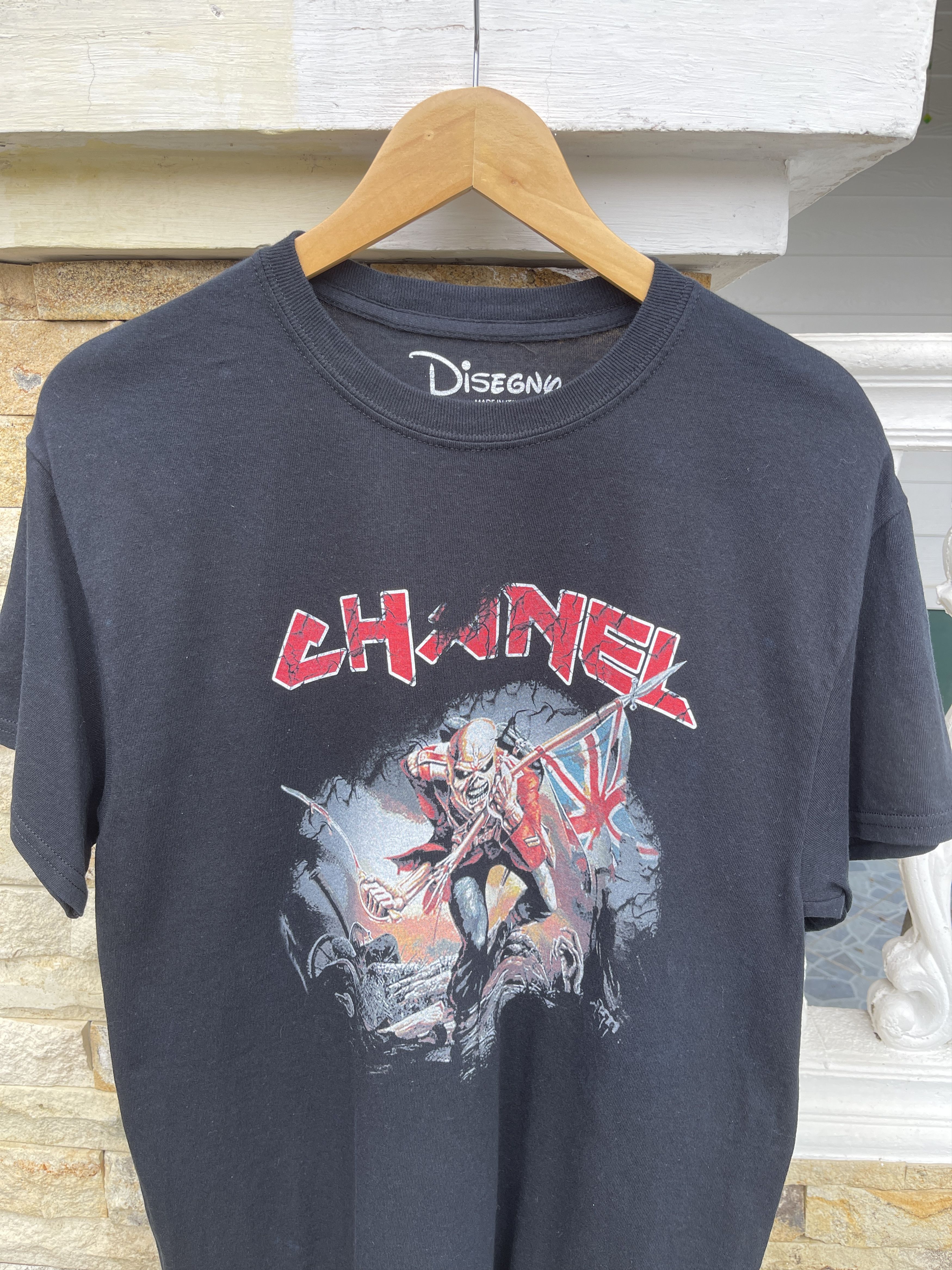 Last Drop🔥Rare🔥Designer Chanel x Iron Maiden Band T-Shirt